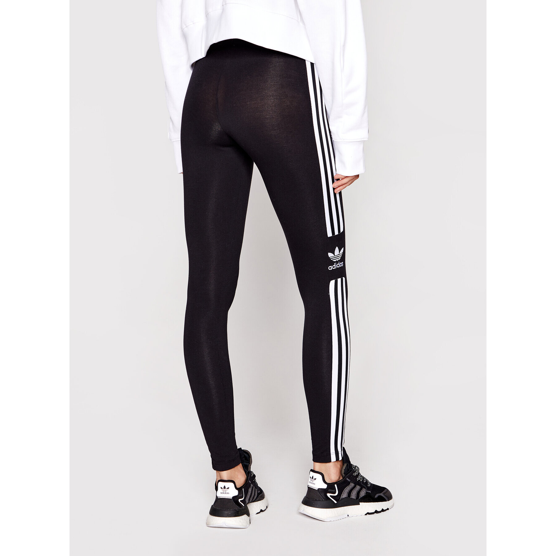 adidas Legíny Trefoil DV2636 Čierna Slim Fit - Pepit.sk