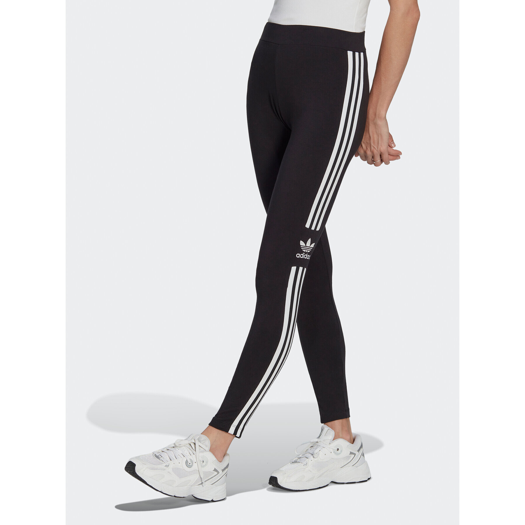 adidas Legíny Trefoil IB7305 Čierna Slim Fit - Pepit.sk