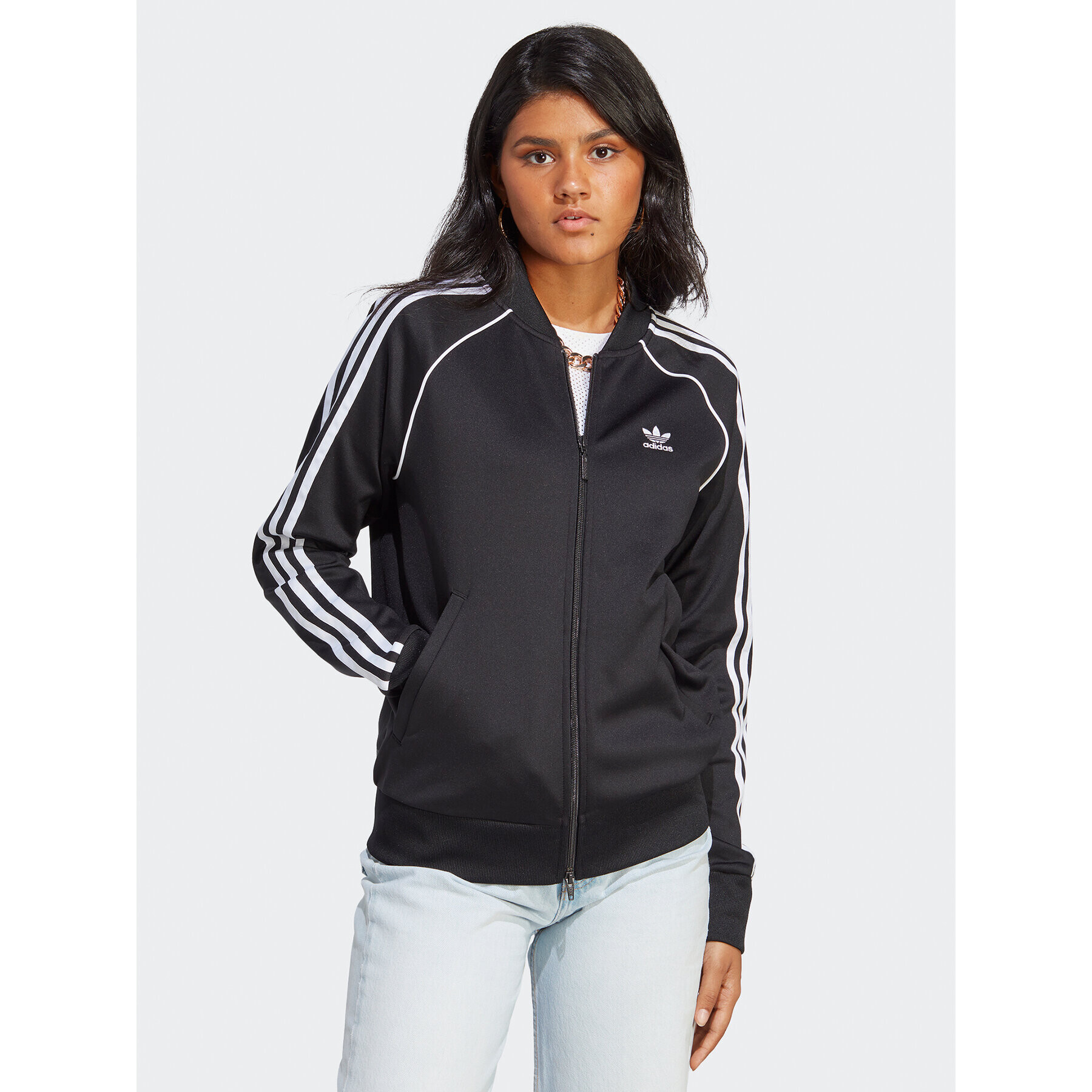 adidas Mikina Adicolor Classics SST Track Top IB5912 Čierna Regular Fit - Pepit.sk