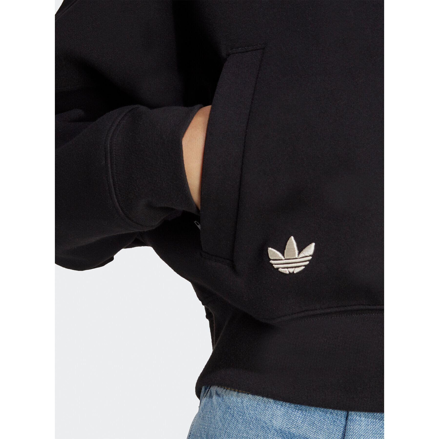 adidas Mikina Adicolor Neuclassics Track Top IB7317 Čierna Loose Fit - Pepit.sk