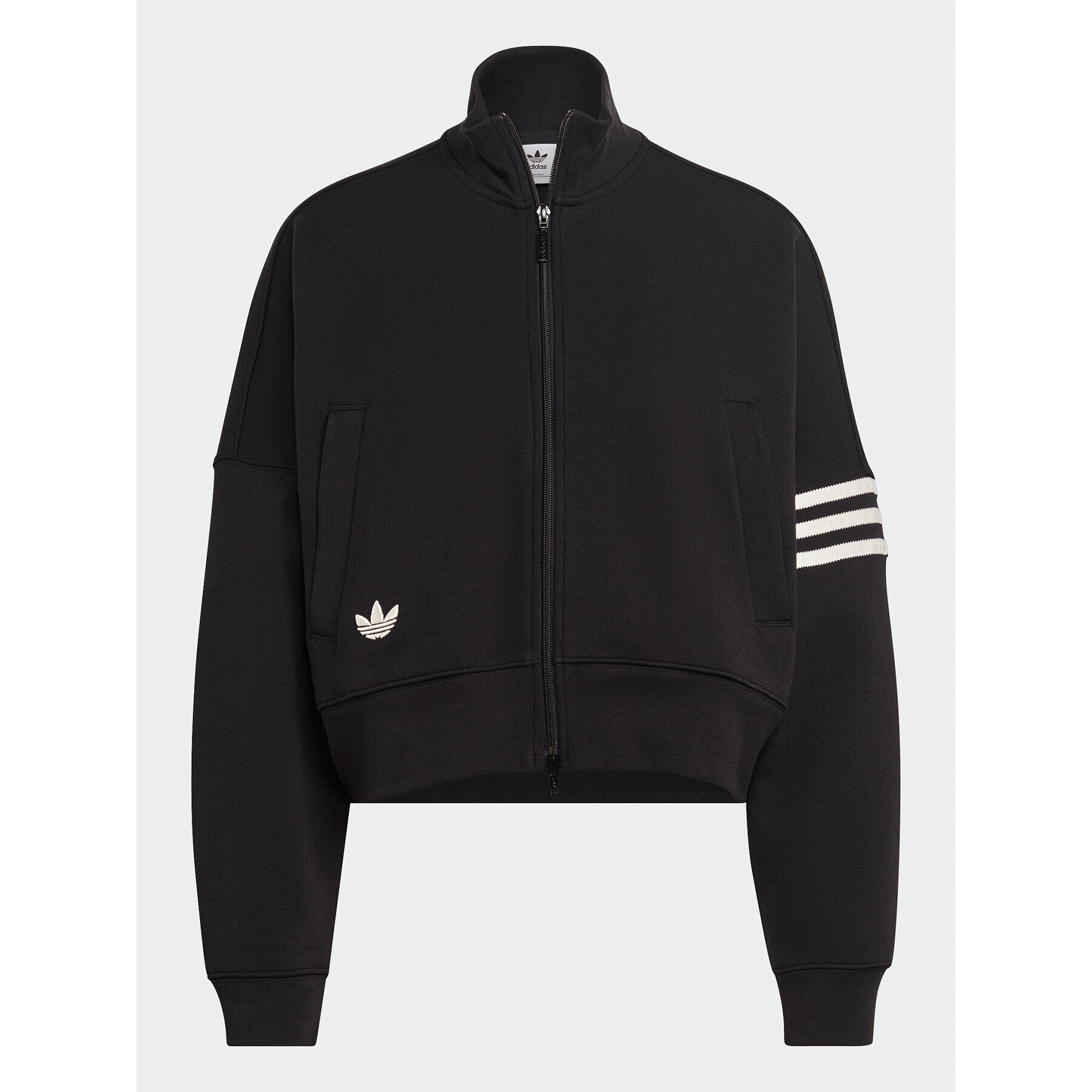 adidas Mikina Adicolor Neuclassics Track Top IB7317 Čierna Loose Fit - Pepit.sk