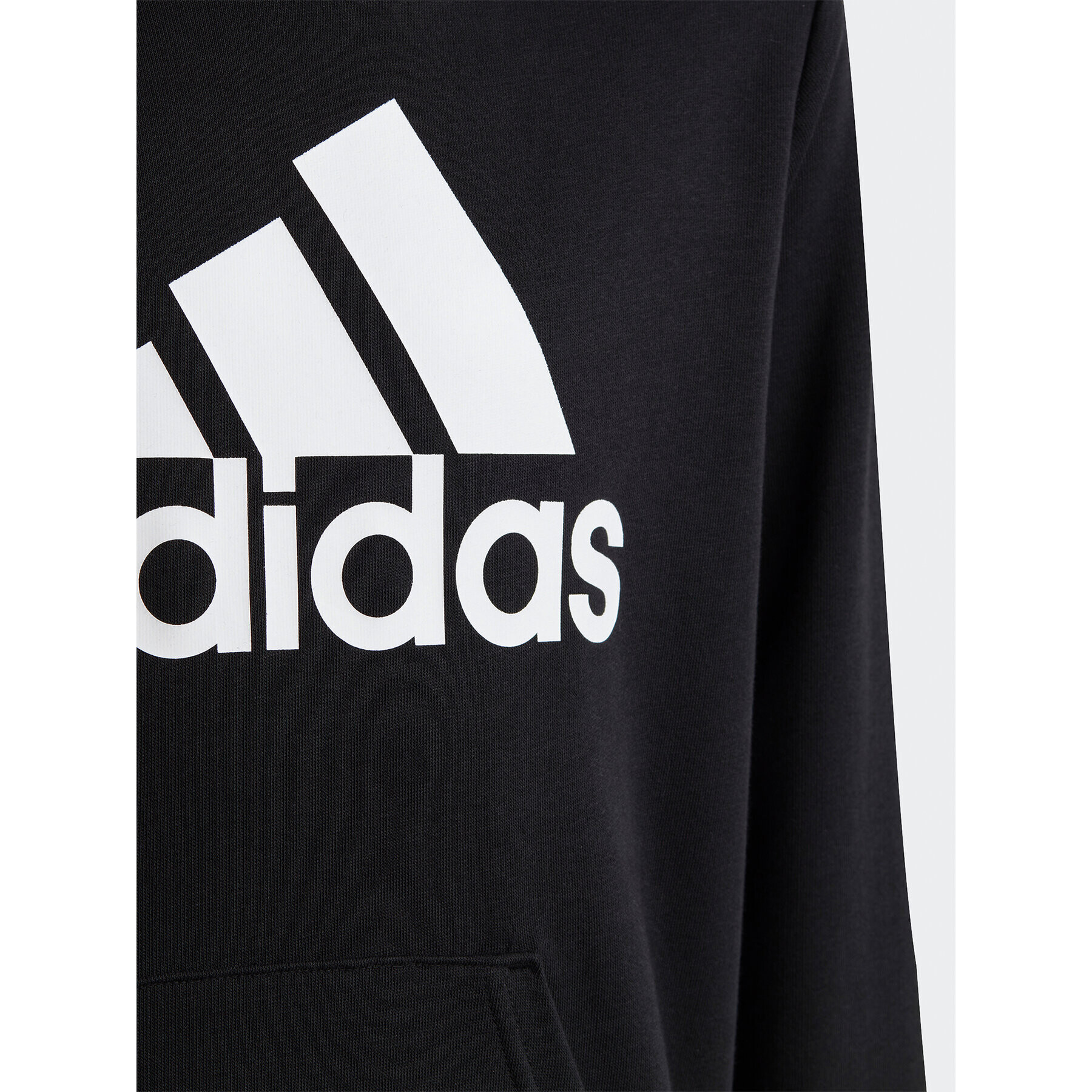 adidas Mikina Big Logo Essentials HR6380 Čierna Regular Fit - Pepit.sk