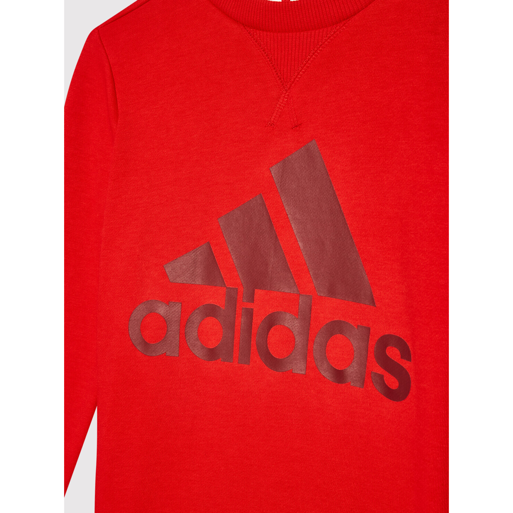 adidas Mikina Bl Swt HE9286 Červená Regular Fit - Pepit.sk