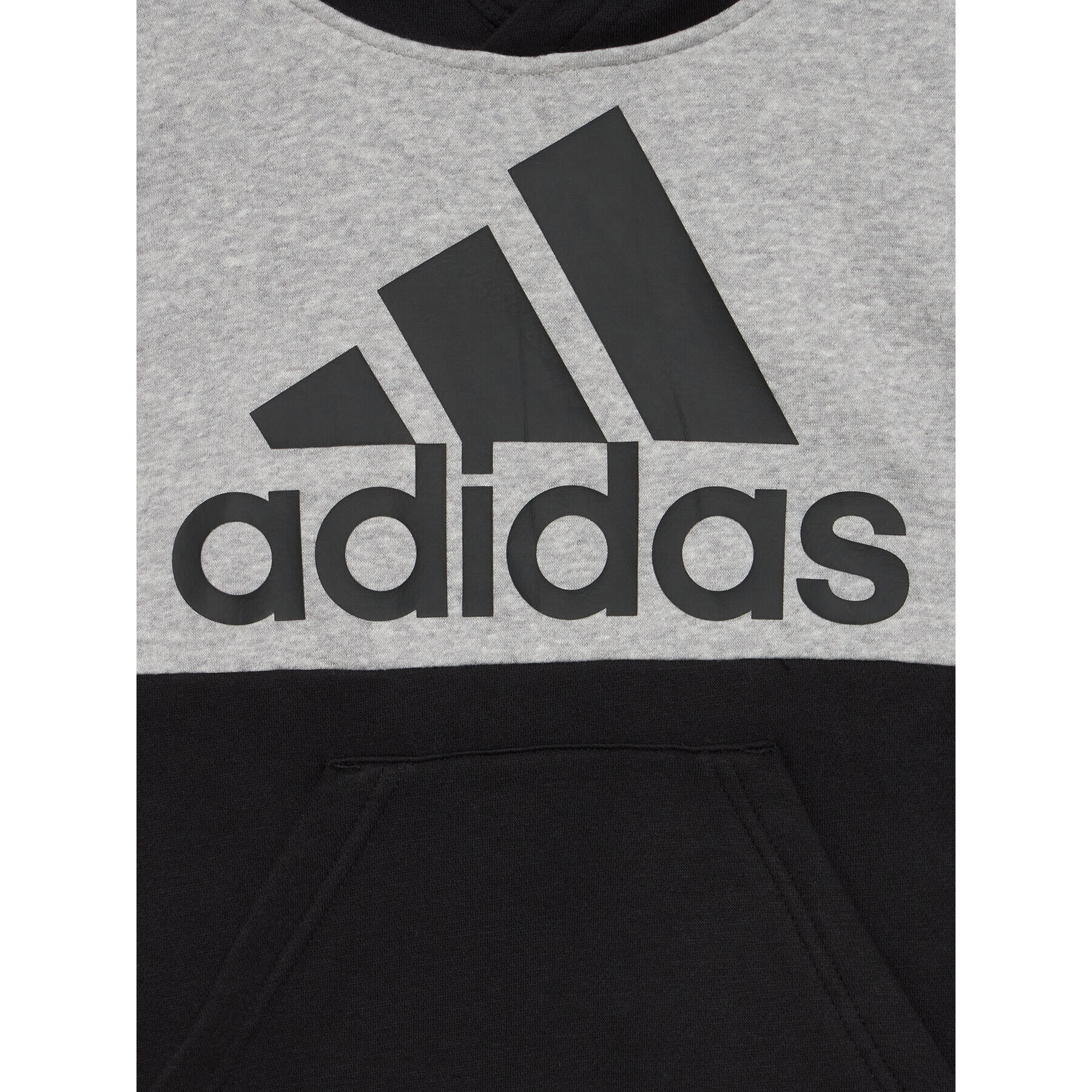 adidas Mikina Colorblock Fleece HC5658 Čierna Regular Fit - Pepit.sk