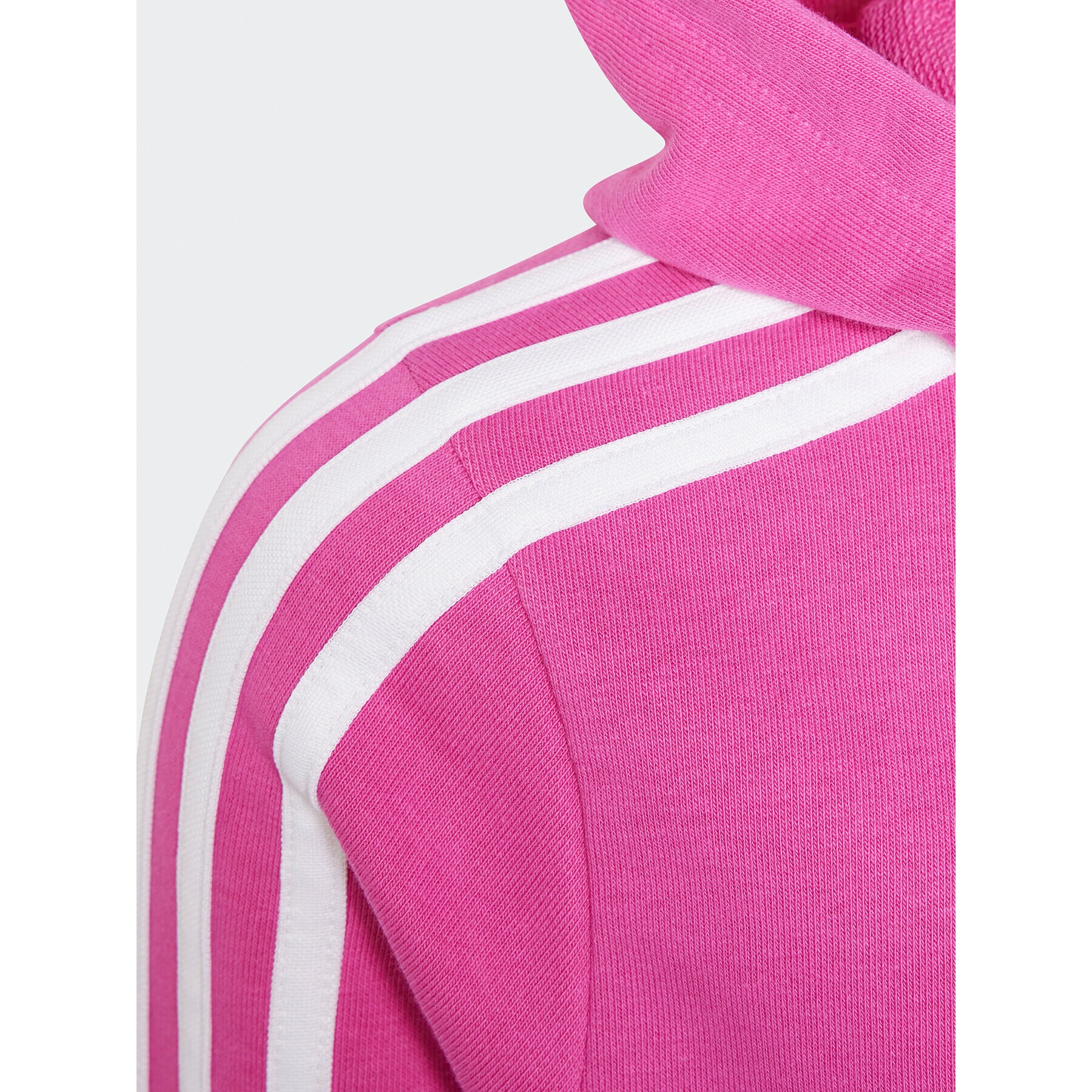 adidas Mikina Essentials 3-Stripes IJ6224 Ružová Slim Fit - Pepit.sk