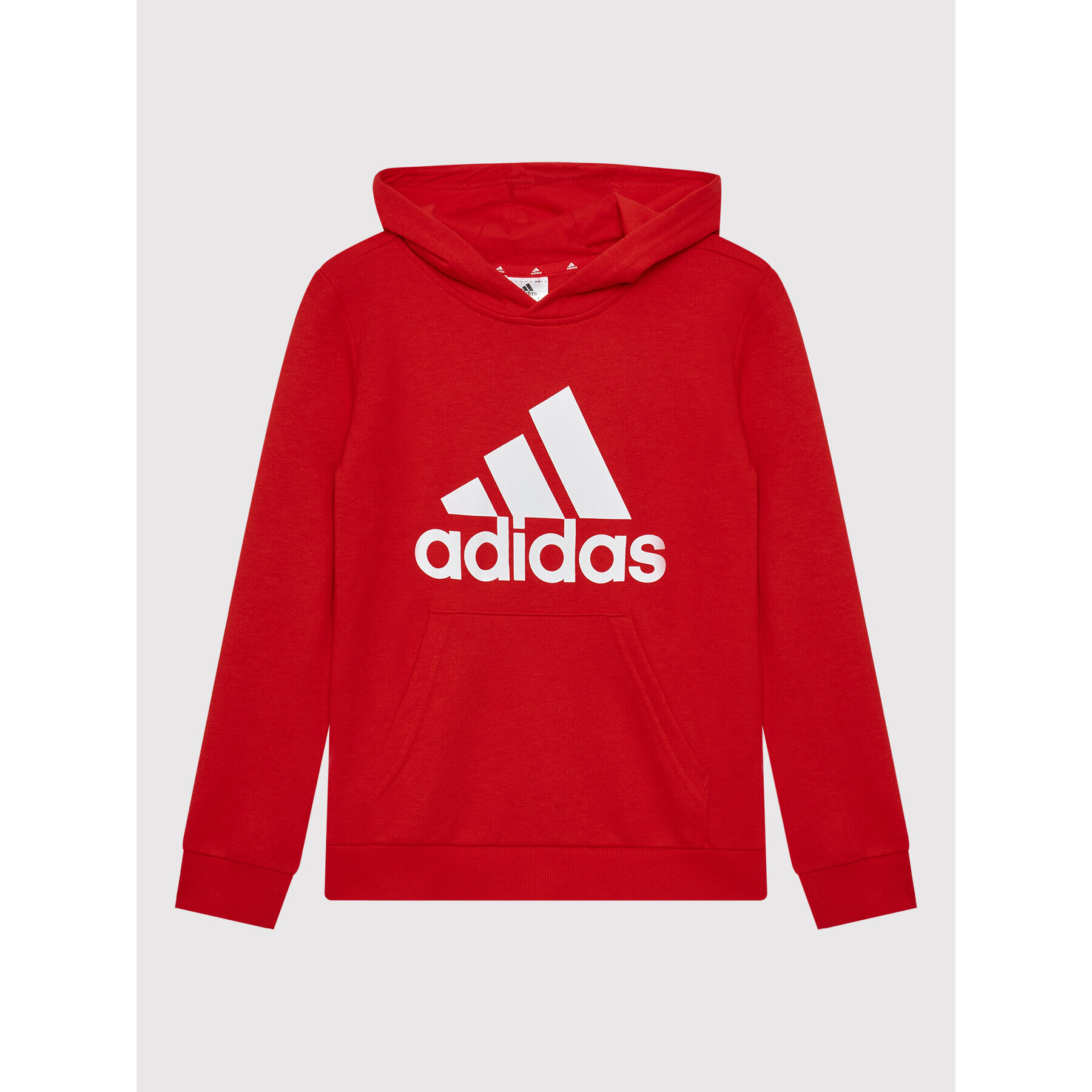 adidas Mikina Essentials GN4037 Červená Regular Fit - Pepit.sk