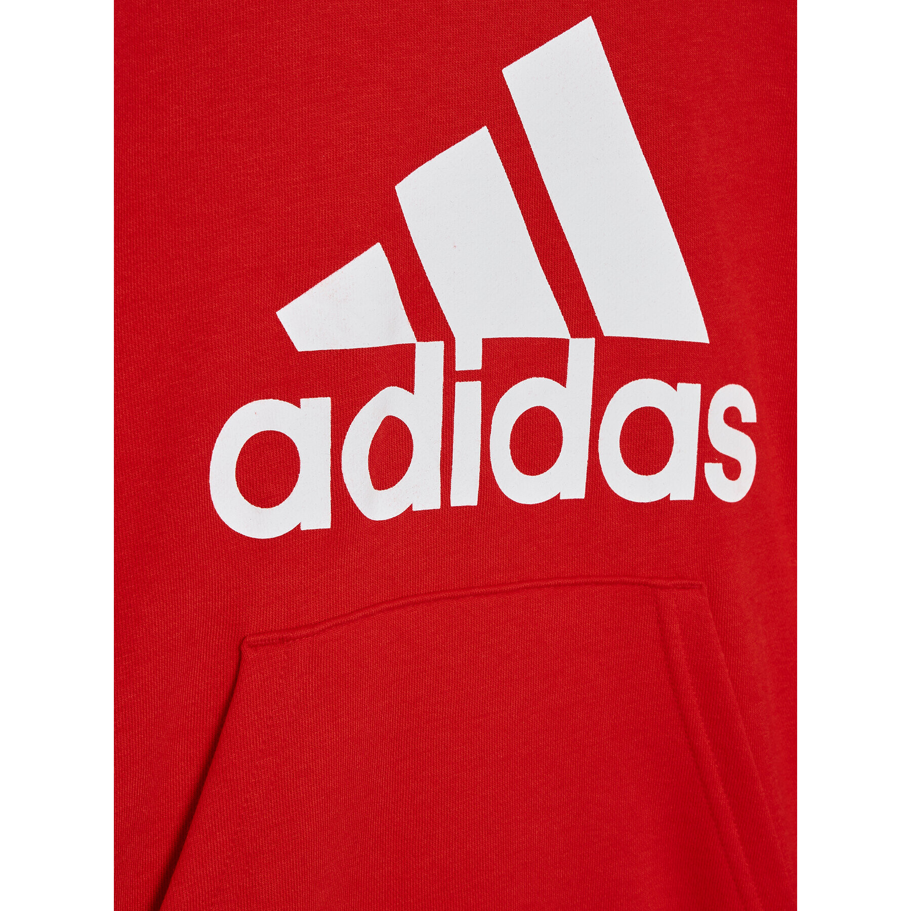 adidas Mikina Essentials GN4037 Červená Regular Fit - Pepit.sk