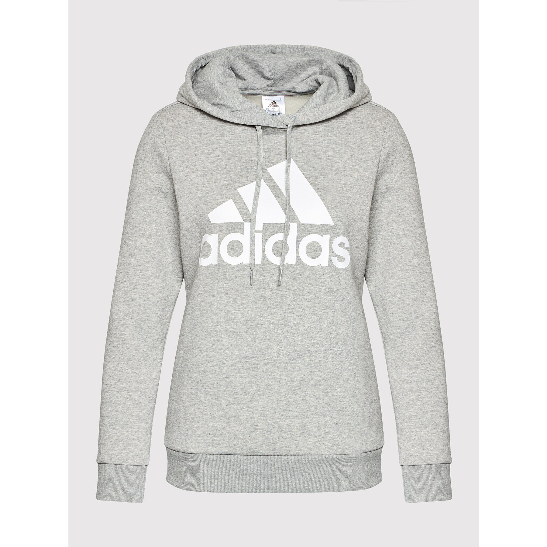 adidas Mikina Essentials Logo GL0719 Sivá Standard Fit - Pepit.sk