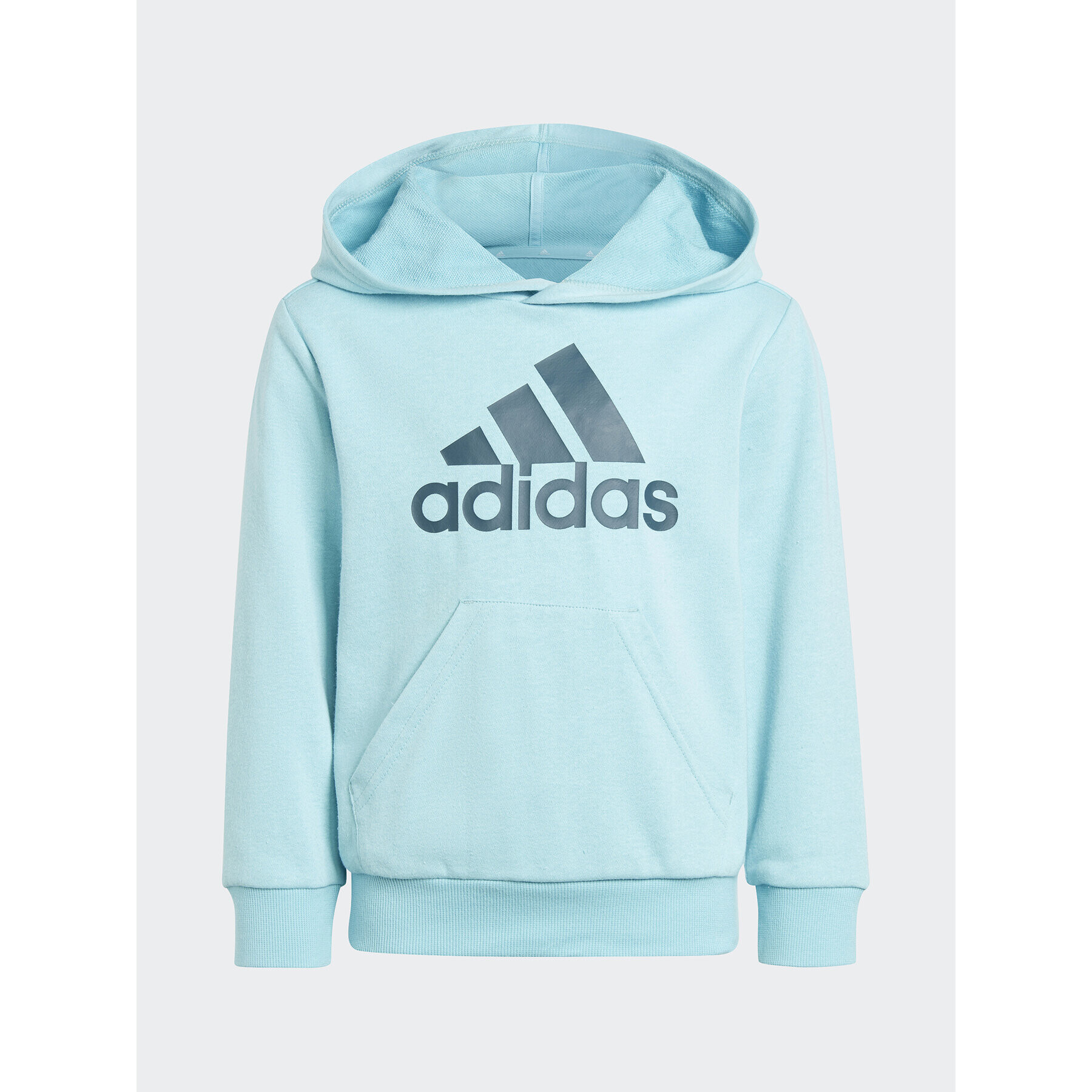 adidas Mikina Essentials Logo IJ6375 Modrá Regular Fit - Pepit.sk