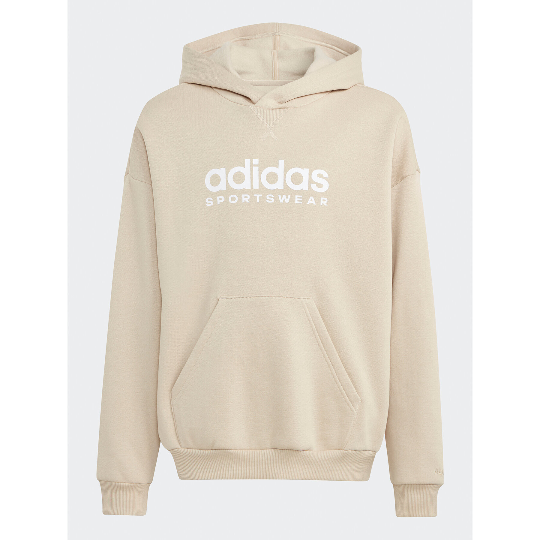 adidas Mikina Fleece IB3233 Béžová Loose Fit - Pepit.sk