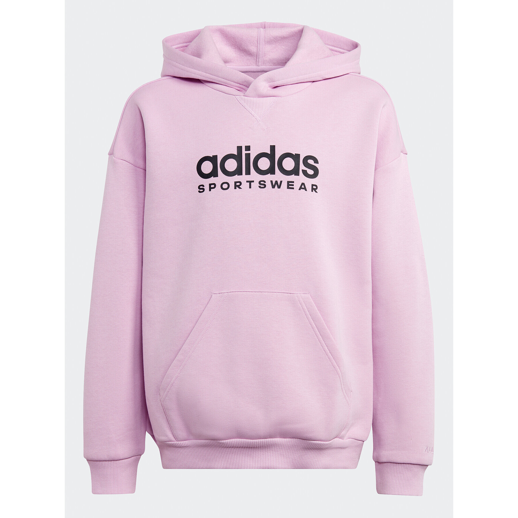 adidas Mikina Fleece IJ5954 Ružová Loose Fit - Pepit.sk