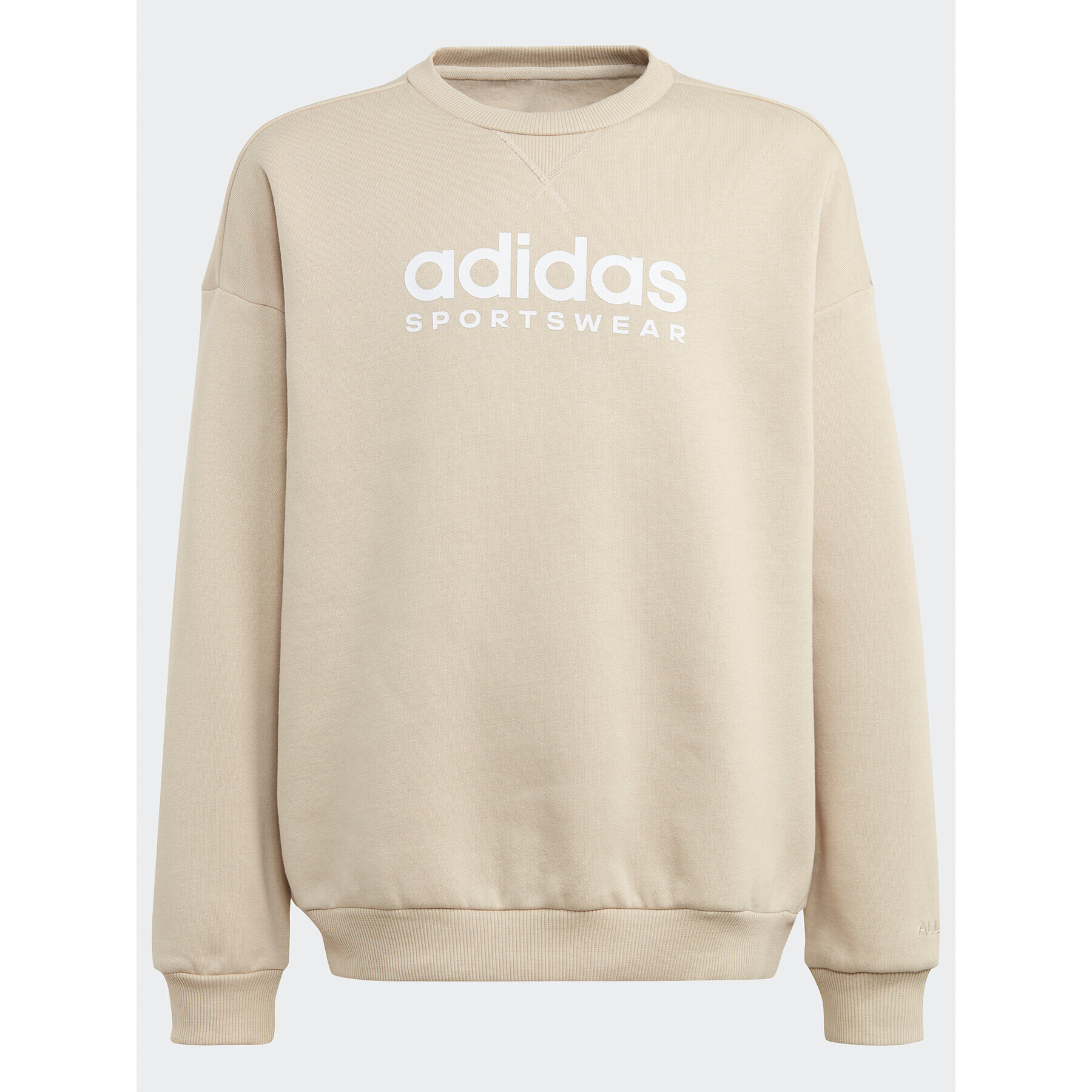 adidas Mikina Fleece IL4926 Béžová Loose Fit - Pepit.sk