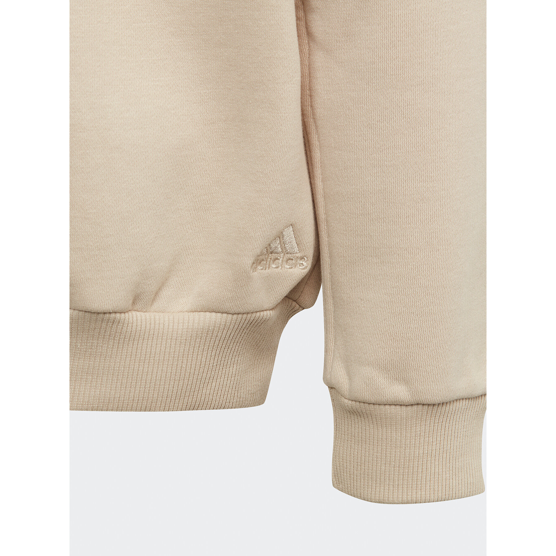 adidas Mikina Fleece IL4926 Béžová Loose Fit - Pepit.sk