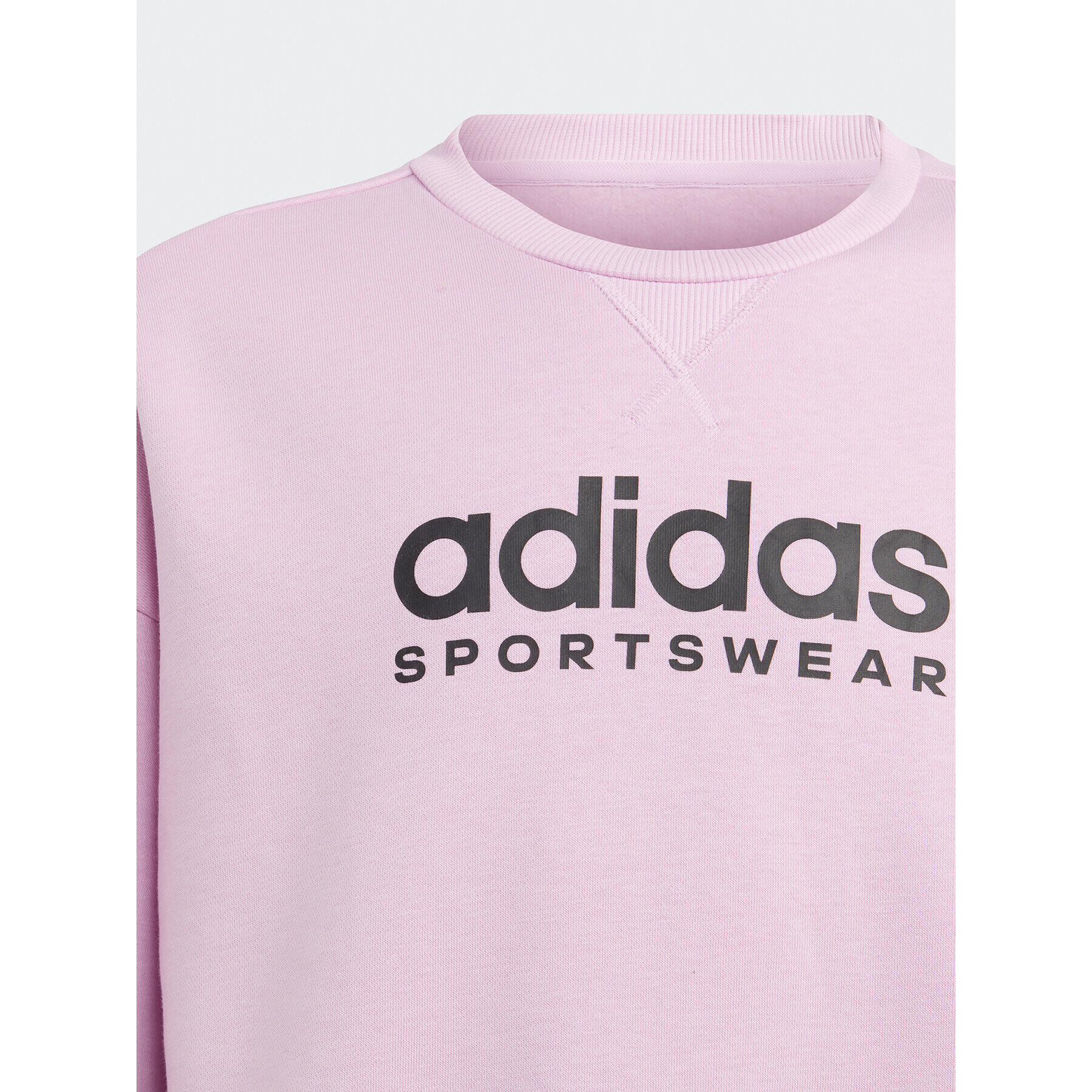 adidas Mikina Fleece IL4930 Ružová Loose Fit - Pepit.sk