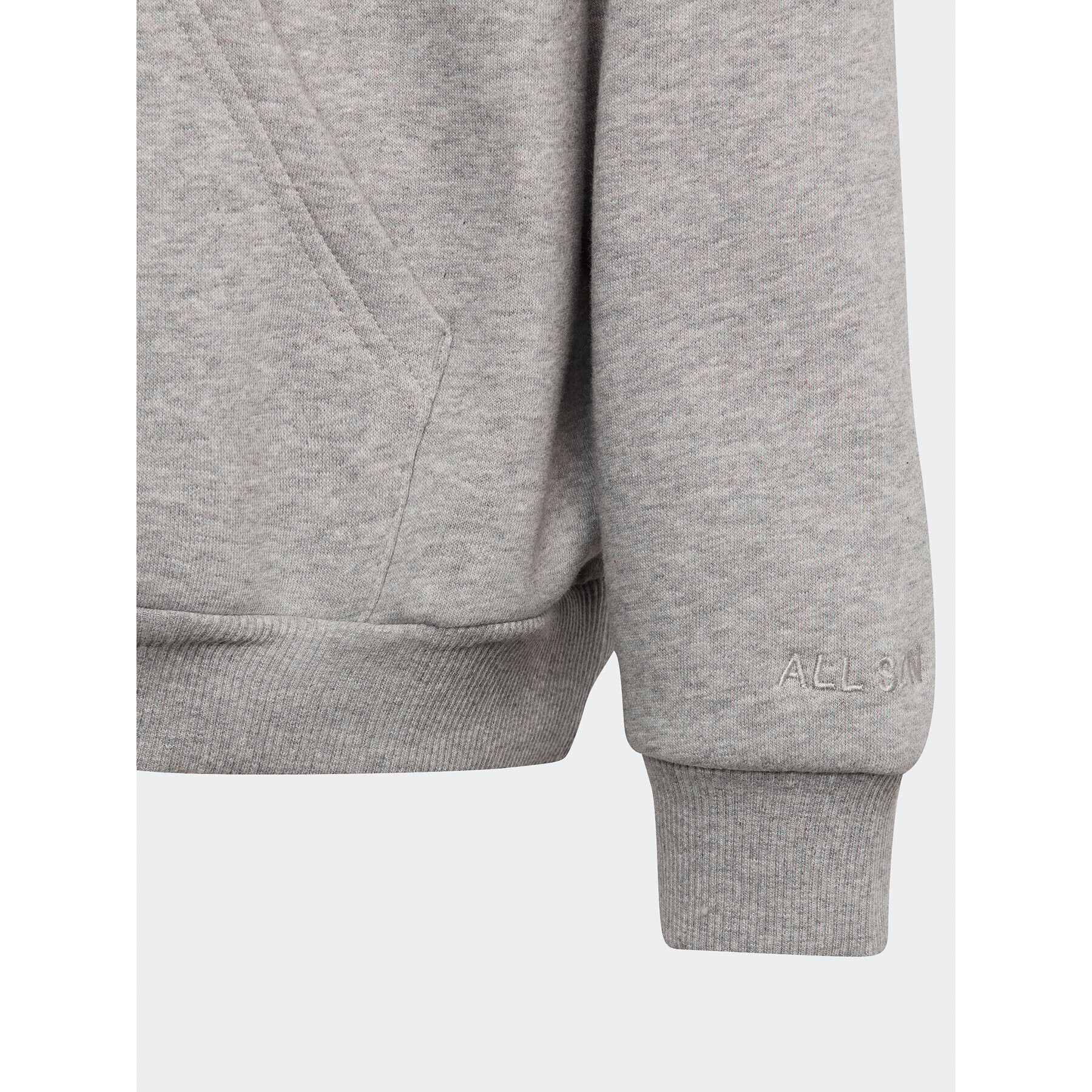 adidas Mikina Fleece IL4933 Sivá Loose Fit - Pepit.sk