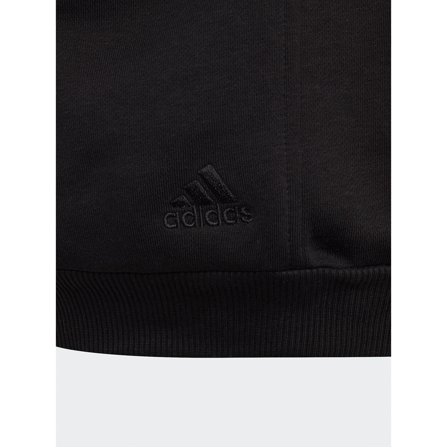 adidas Mikina Fleece IL4935 Čierna Loose Fit - Pepit.sk