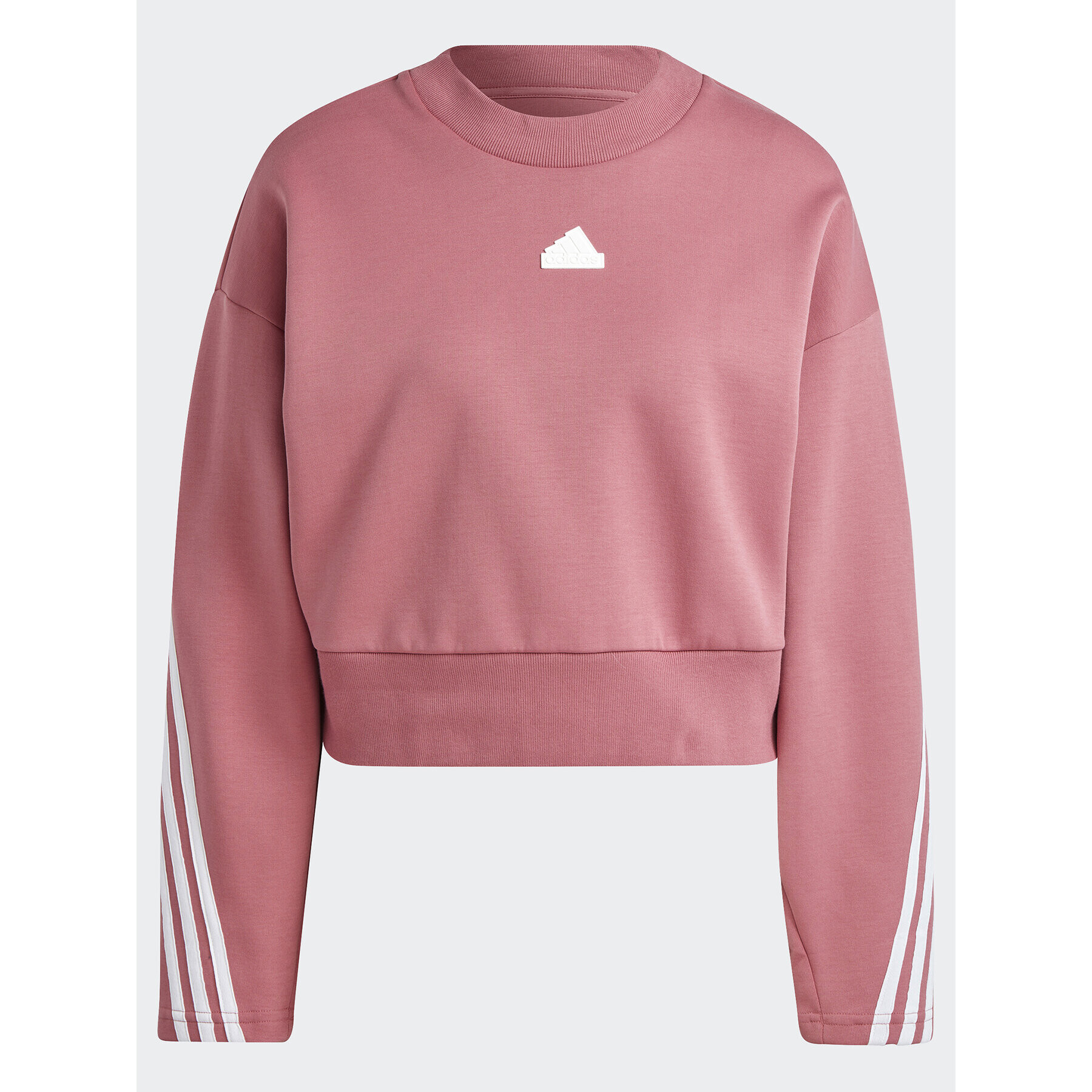 adidas Mikina Future Icons 3-Stripes Sweatshirt IB8498 Ružová Loose Fit - Pepit.sk