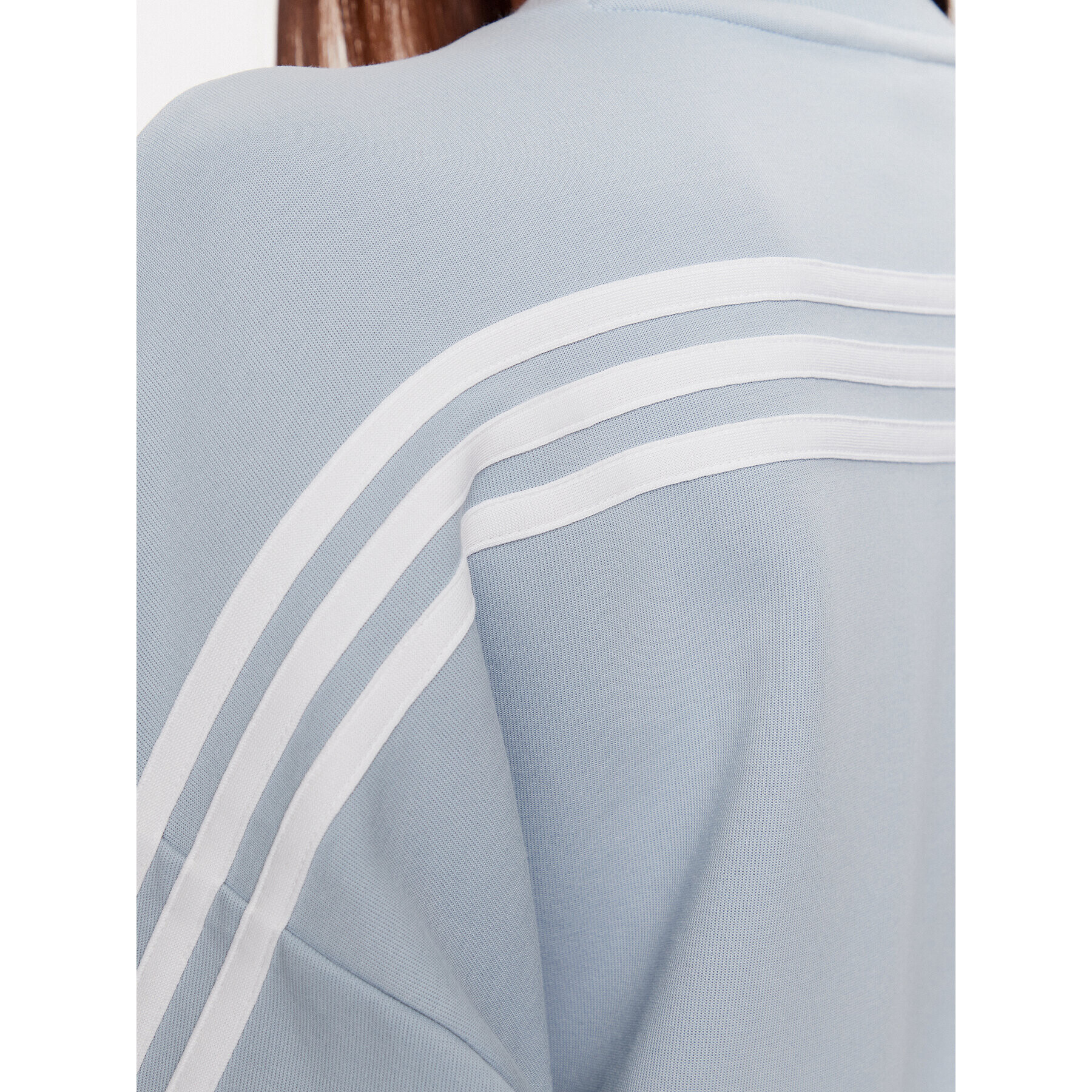 adidas Mikina Future Icons 3-Stripes Sweatshirt IL3056 Modrá Loose Fit - Pepit.sk