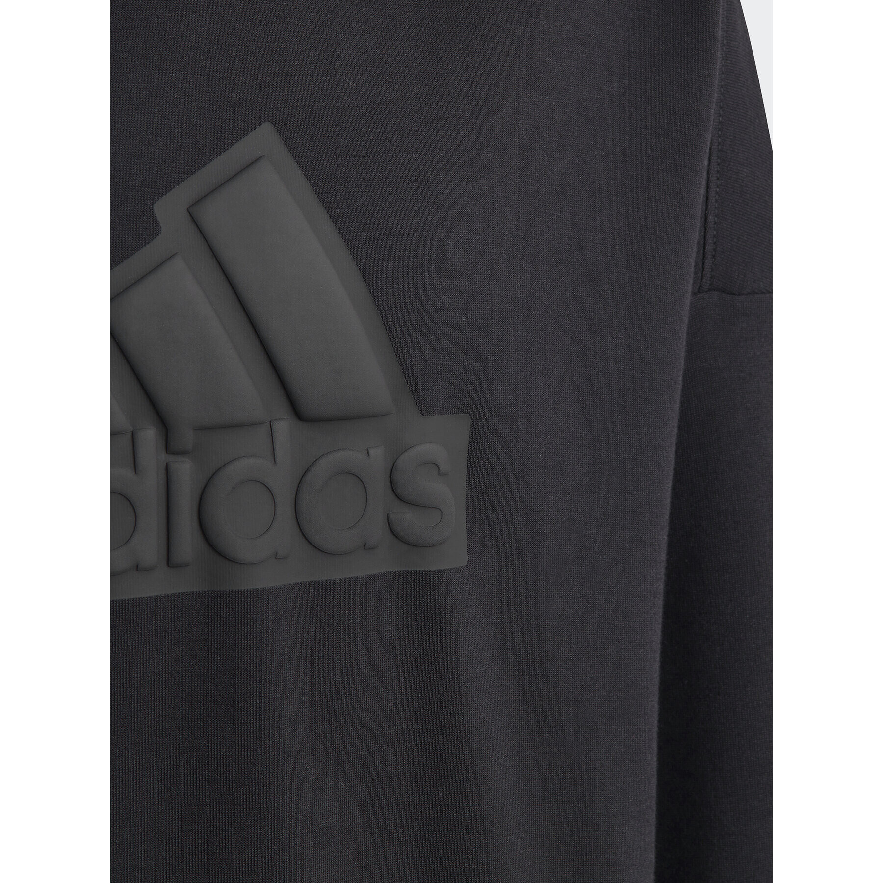 adidas Mikina Future Icons Logo HR6301 Čierna Loose Fit - Pepit.sk