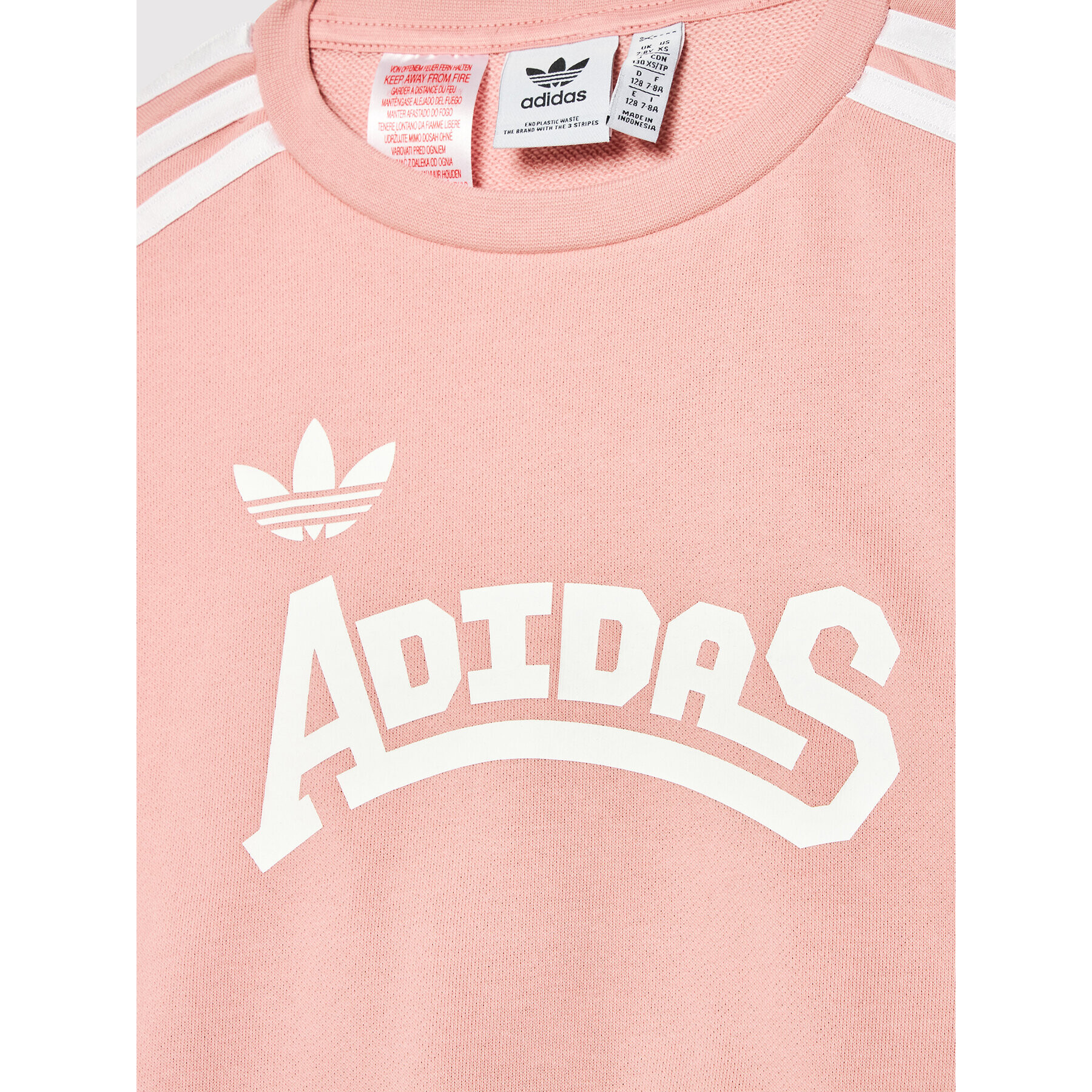 adidas Mikina Graphic HC4559 Ružová Loose Fit - Pepit.sk