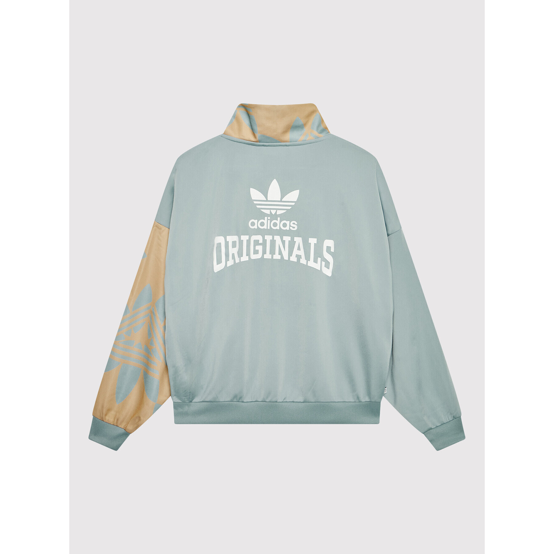 adidas Mikina Graphic Print HL6875 Modrá Loose Fit - Pepit.sk