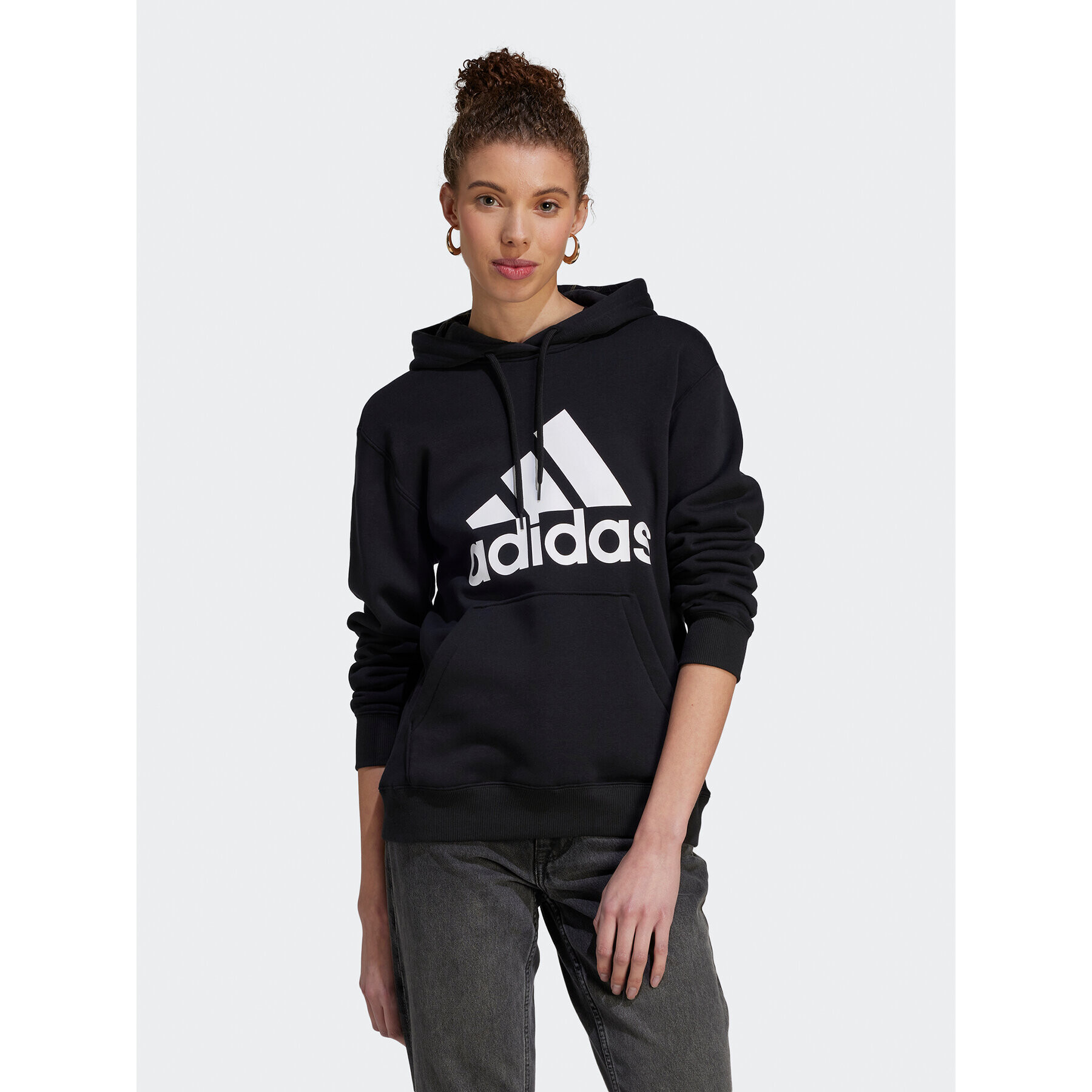 adidas Mikina HZ2984 Čierna Regular Fit - Pepit.sk