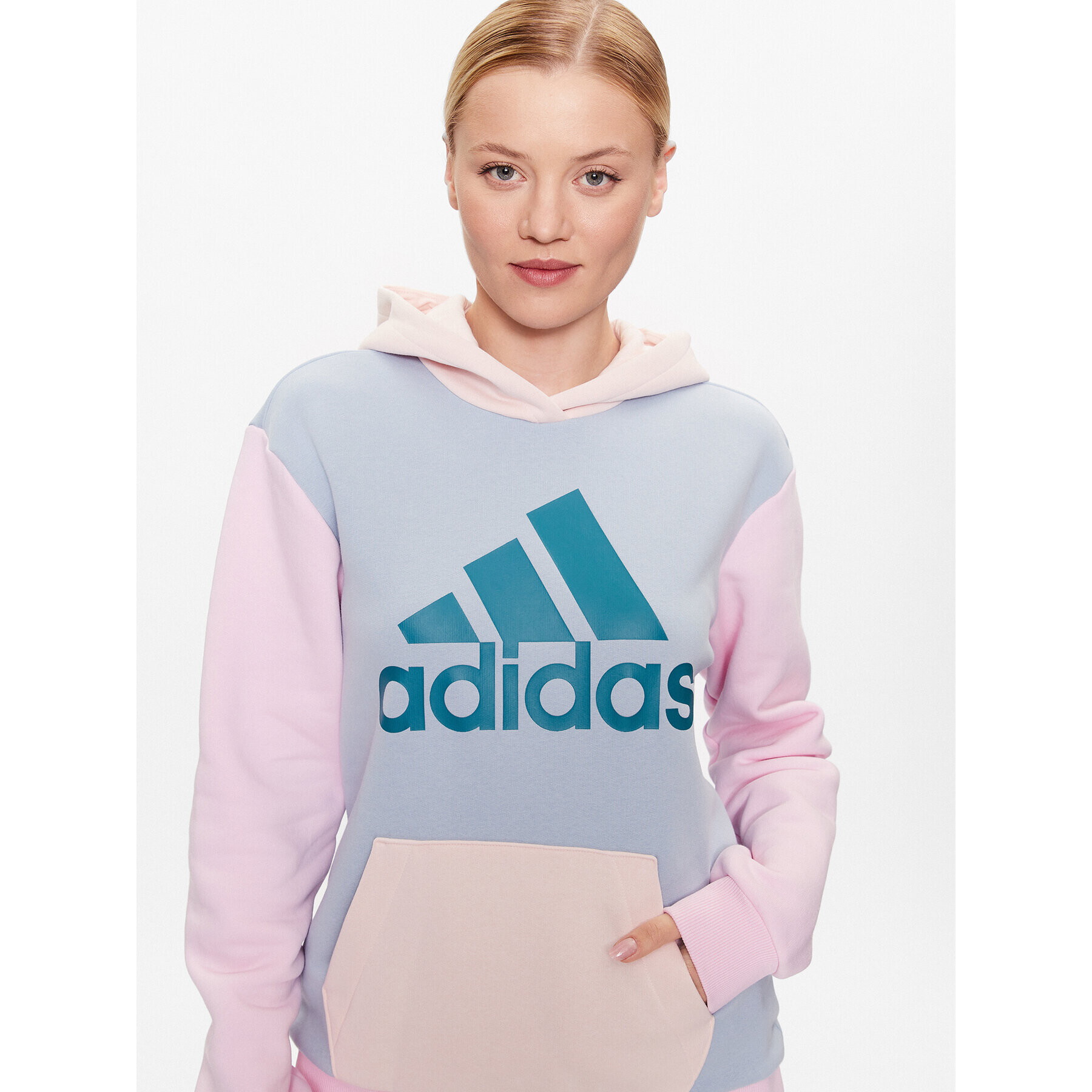 adidas Mikina IM0267 Modrá Loose Fit - Pepit.sk