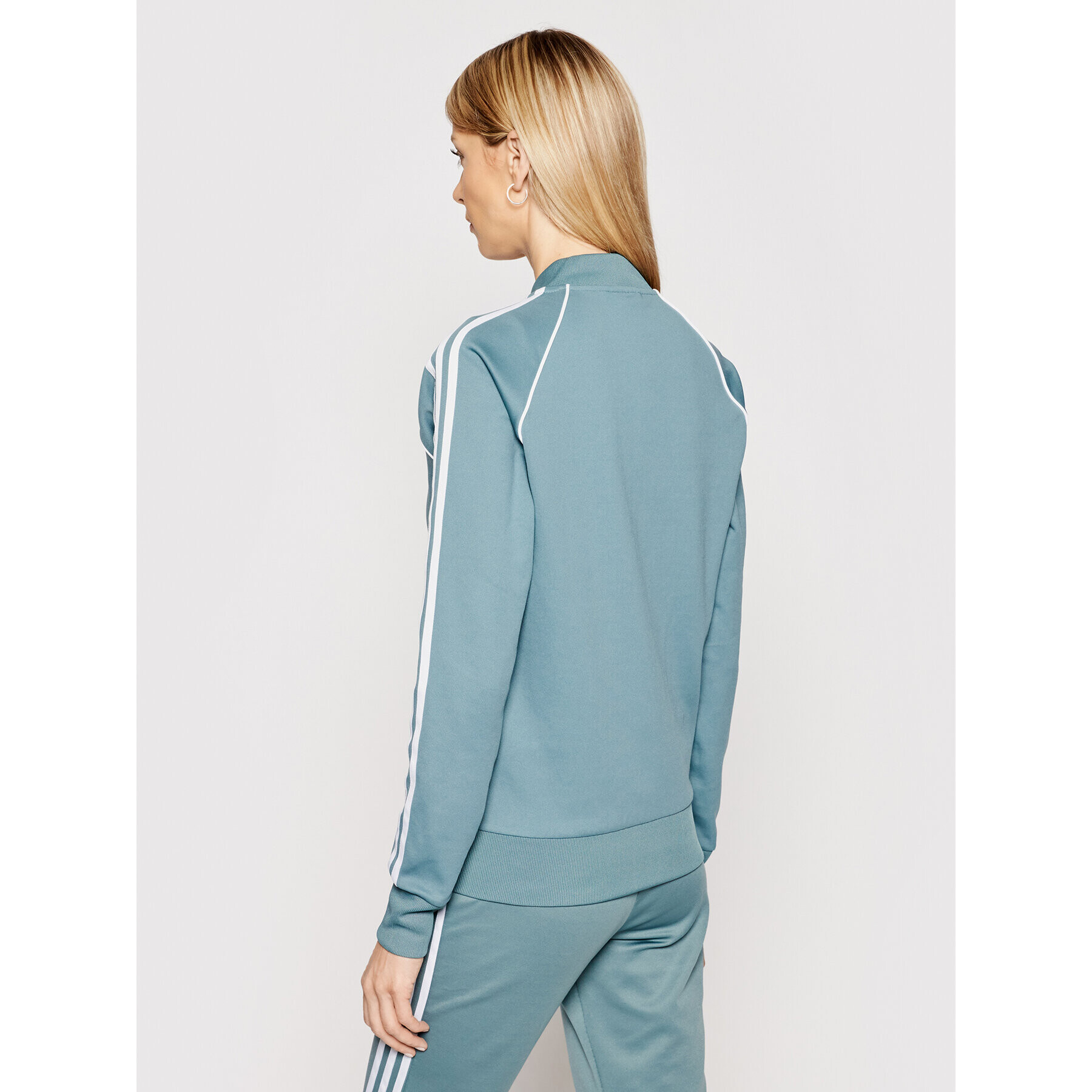 adidas Mikina Primeblue Sst Track GN2944 Zelená Regular Fit - Pepit.sk