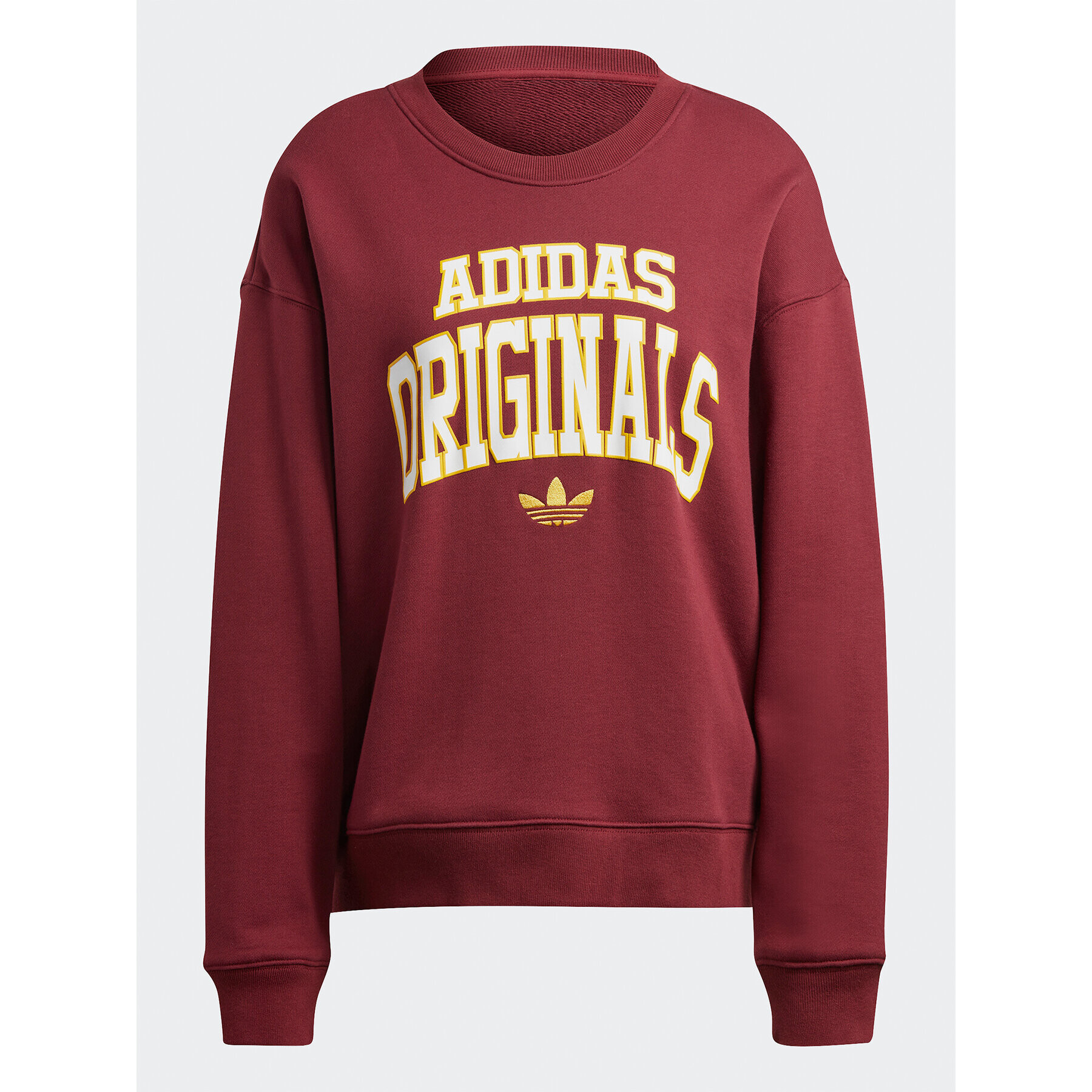 adidas Mikina Sweatshirt IC6002 Červená Regular Fit - Pepit.sk