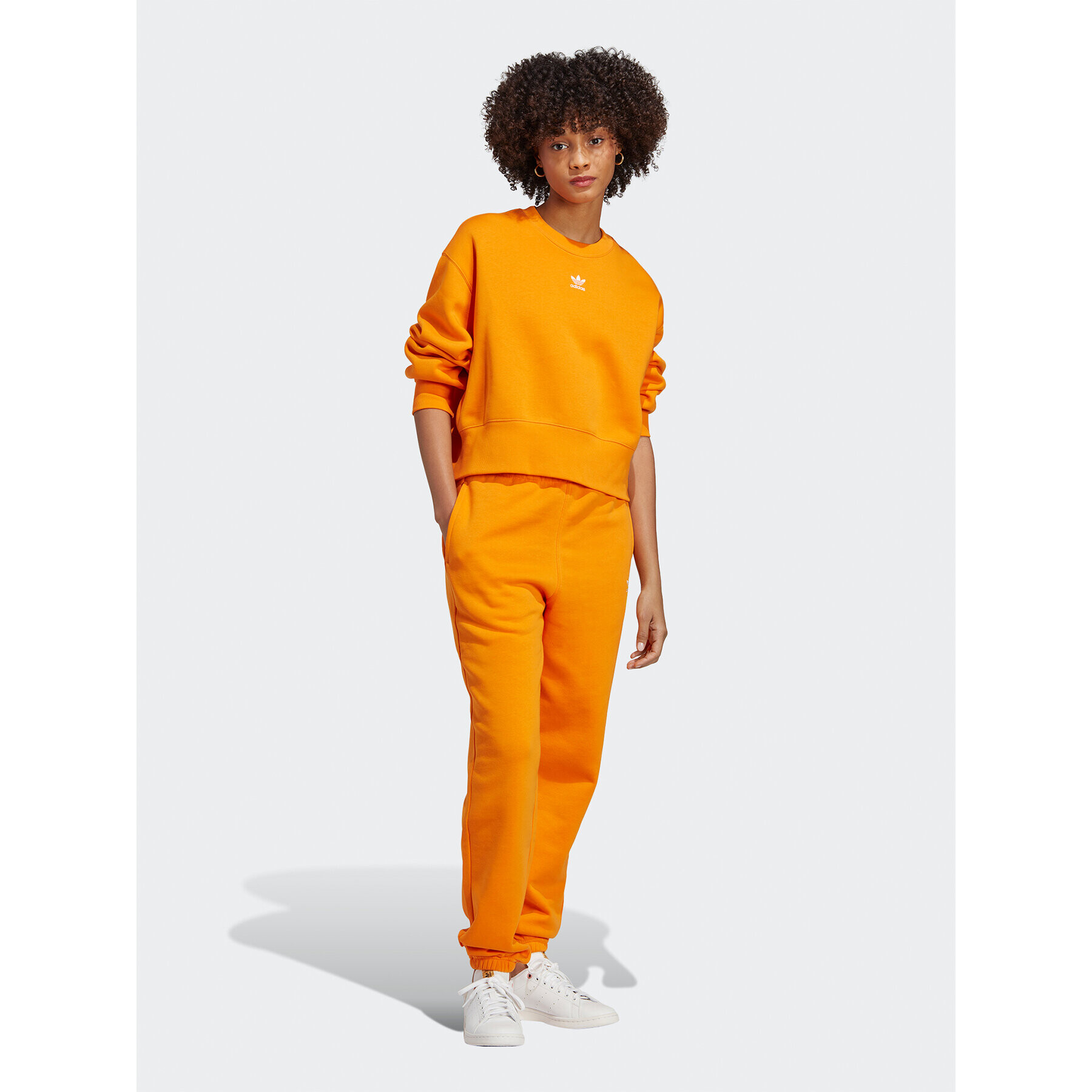 adidas Mikina Sweatshirt IK7697 Oranžová - Pepit.sk