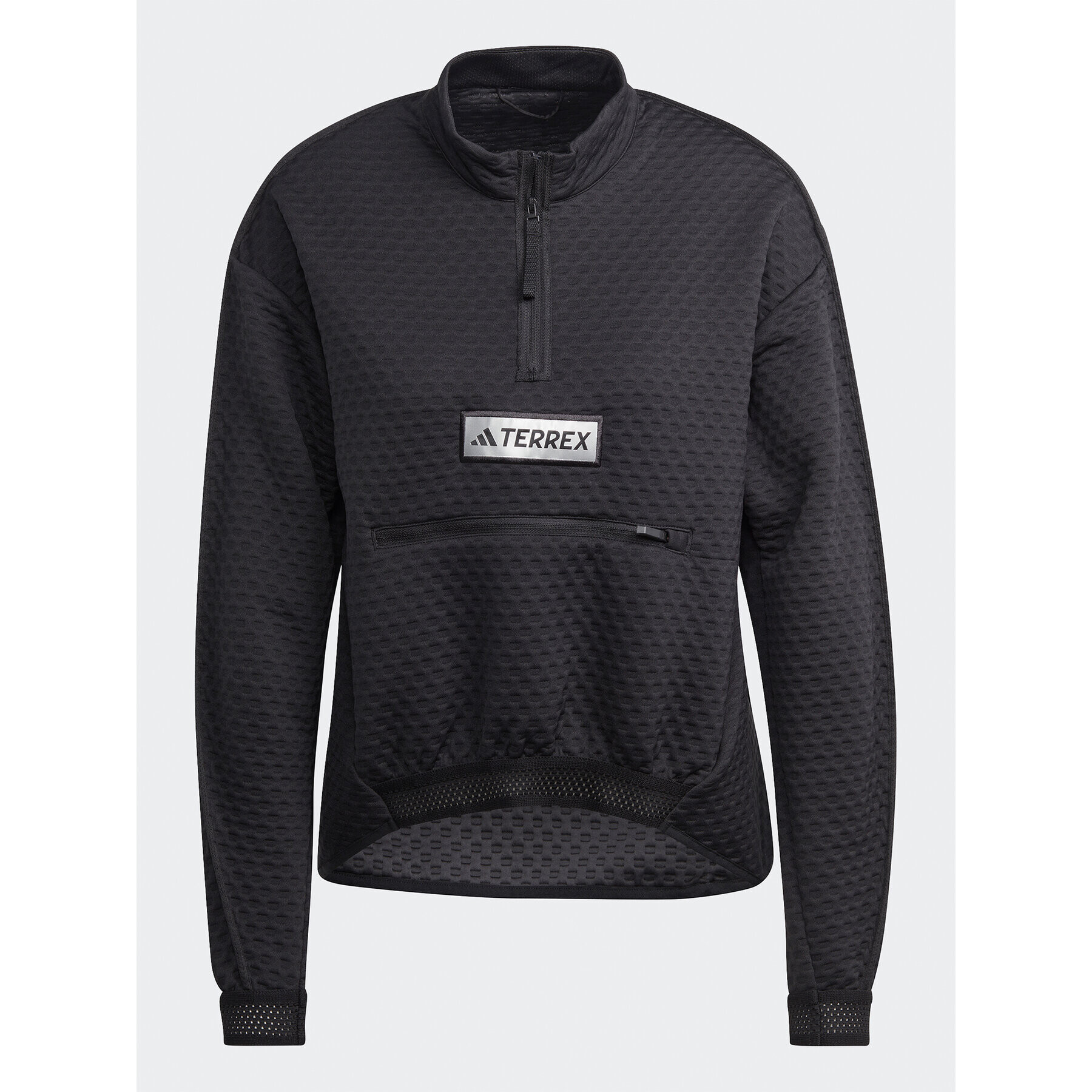 adidas Mikina Terrex Utilitas Half-Zip Fleece Jacket HN5271 Čierna Regular Fit - Pepit.sk