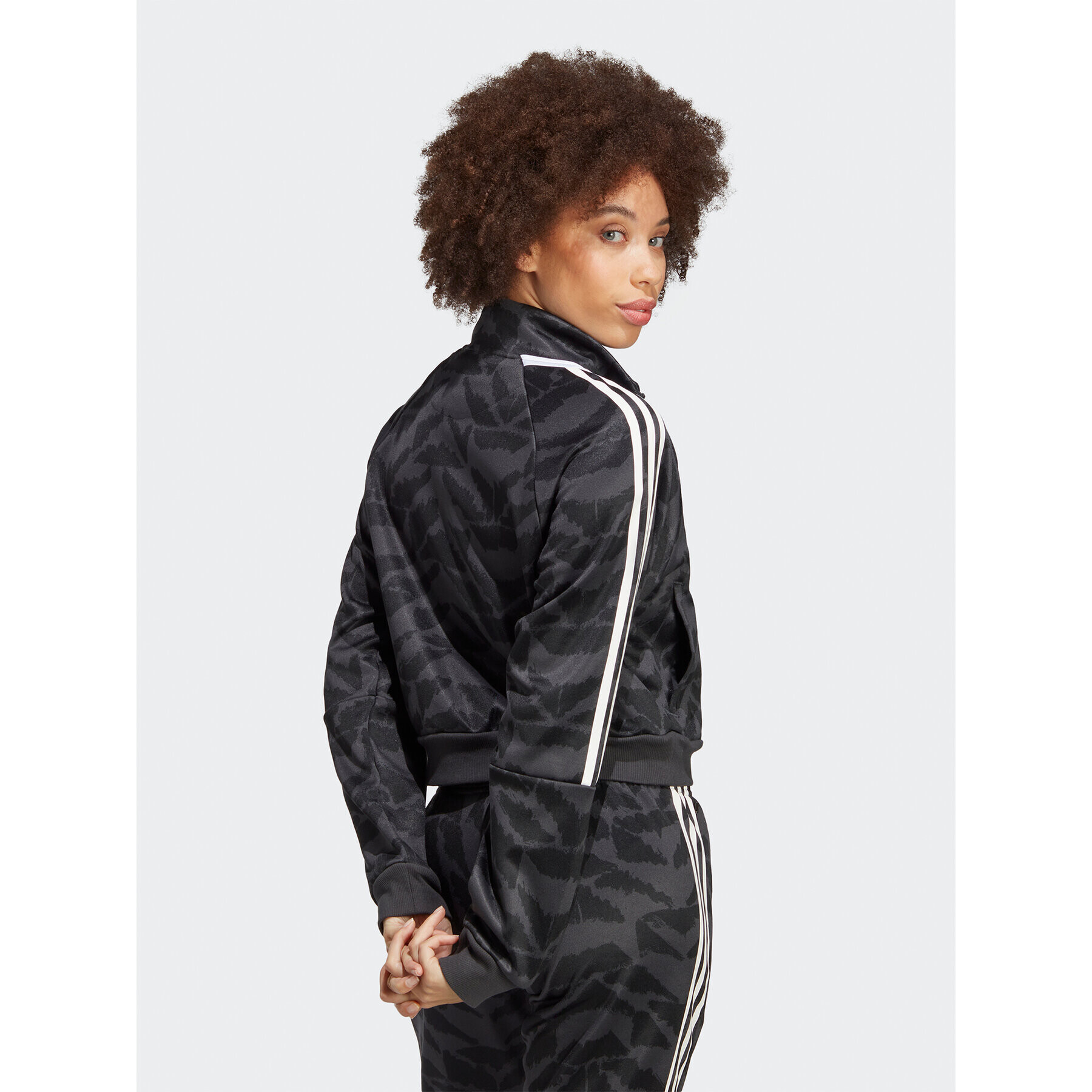 adidas Mikina Tiro Suit Up Lifestyle Track Top IC6649 Sivá Loose Fit - Pepit.sk