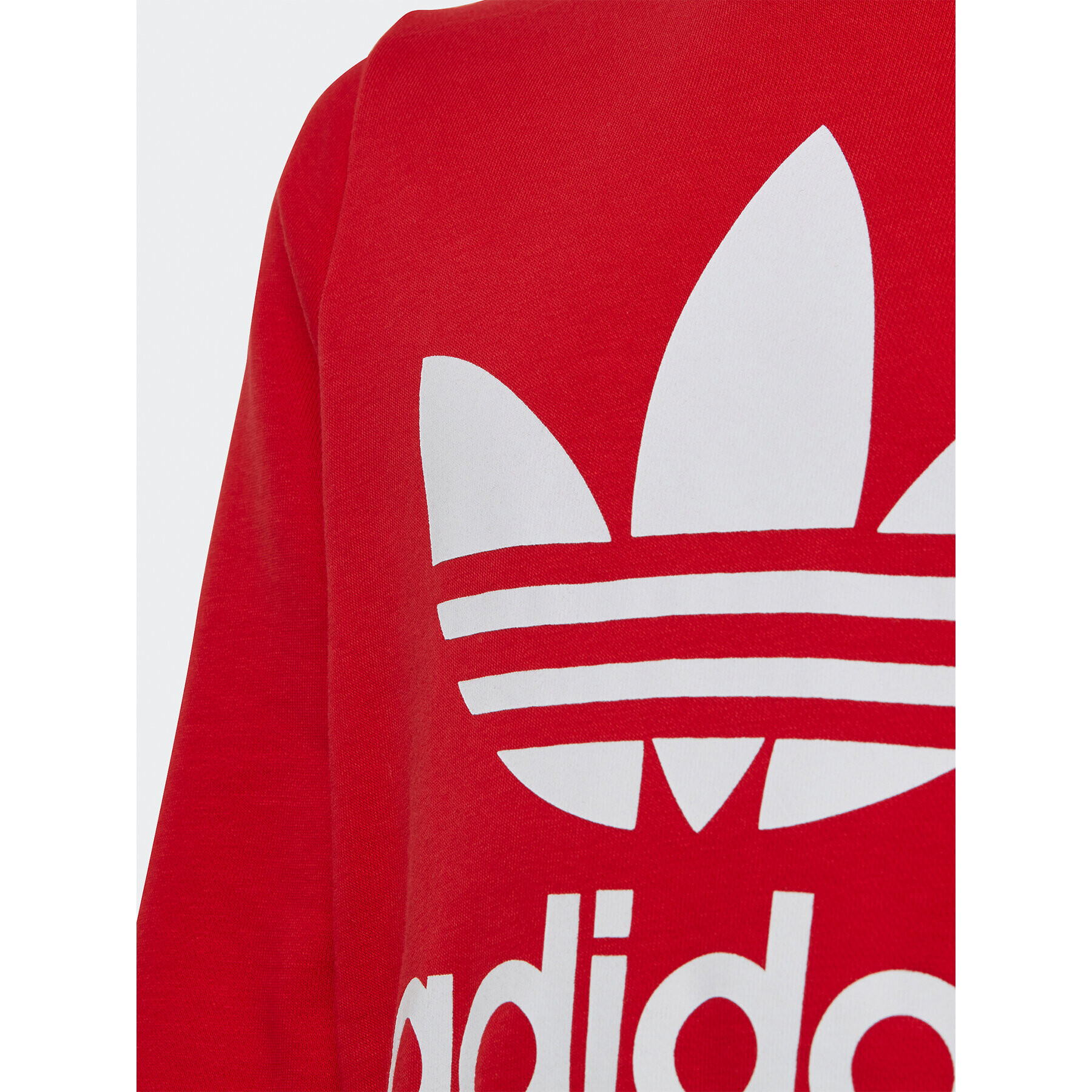 adidas Mikina Trefoil Crew Sweatshirt IB9974 Červená Regular Fit - Pepit.sk