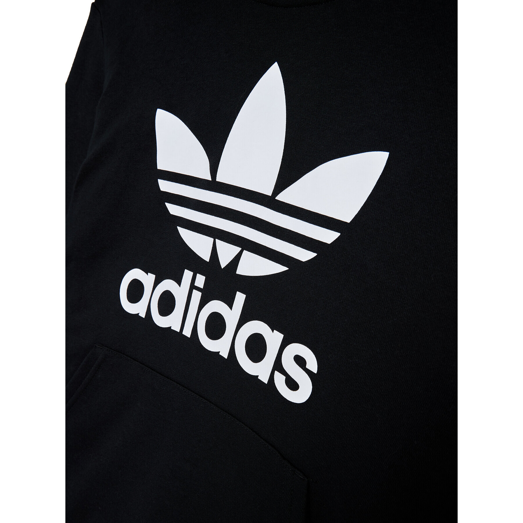 adidas Mikina Trefoil DV2870 Čierna Regular Fit - Pepit.sk