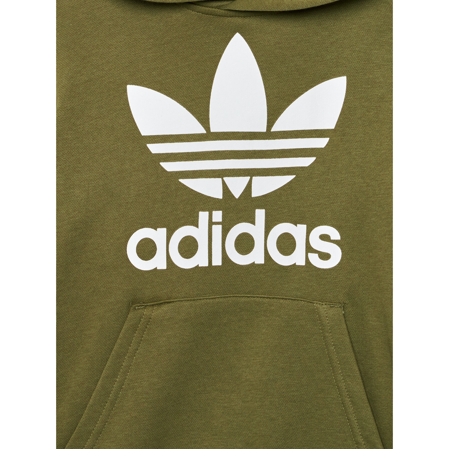 adidas Mikina Trefoil HD2006 Zelená Regular Fit - Pepit.sk