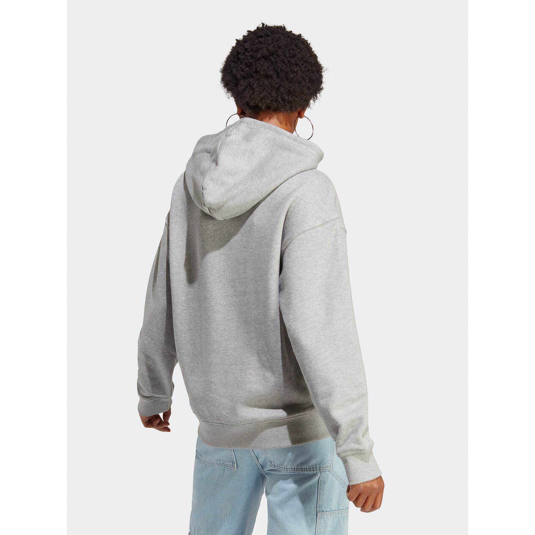 adidas Mikina Trefoil Hoodie IB7437 Sivá Regular Fit - Pepit.sk