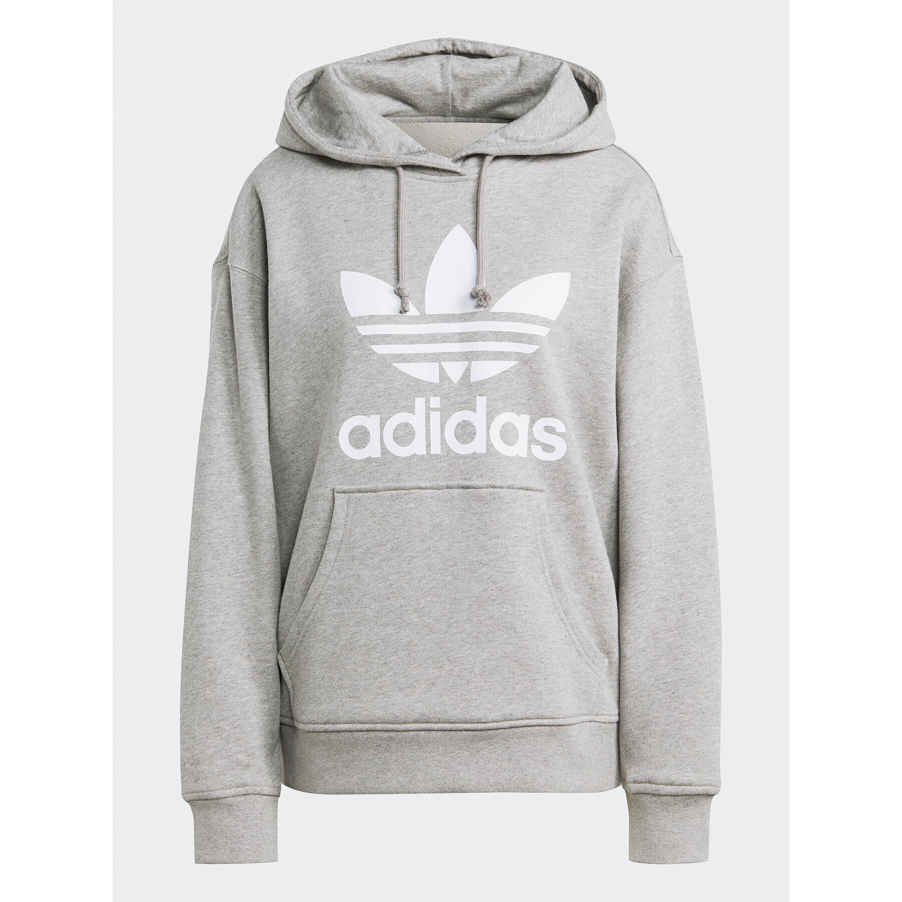 adidas Mikina Trefoil Hoodie IB7437 Sivá Regular Fit - Pepit.sk