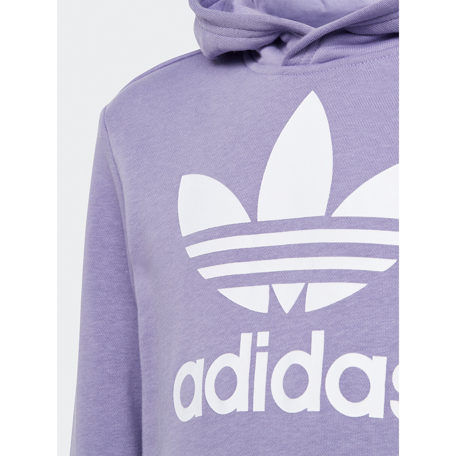 adidas Mikina Trefoil Hoodie IB9983 Fialová Regular Fit - Pepit.sk