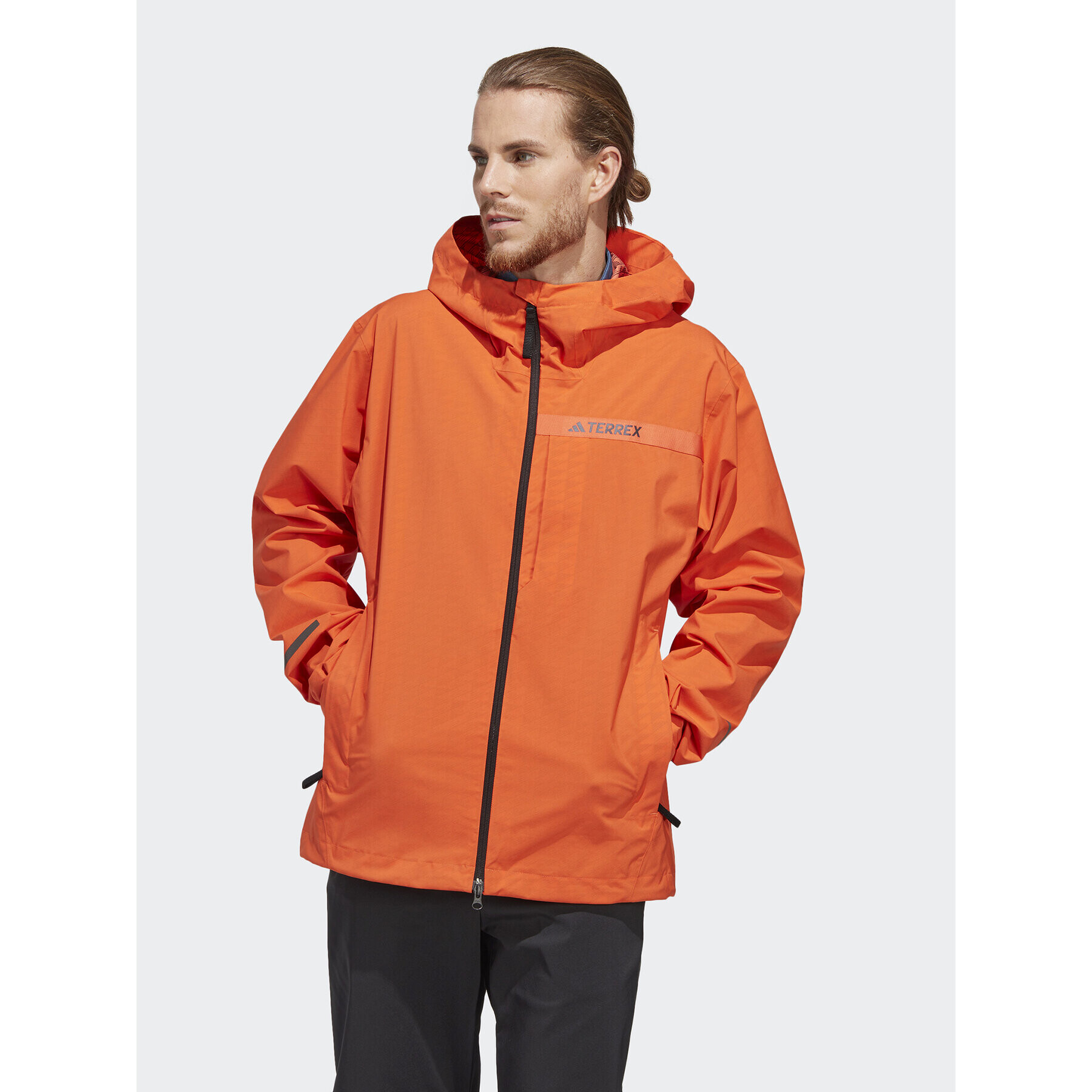 adidas Nepremokavá bunda Terrex Multi RAIN.RDY HM4052 Oranžová Regular Fit - Pepit.sk