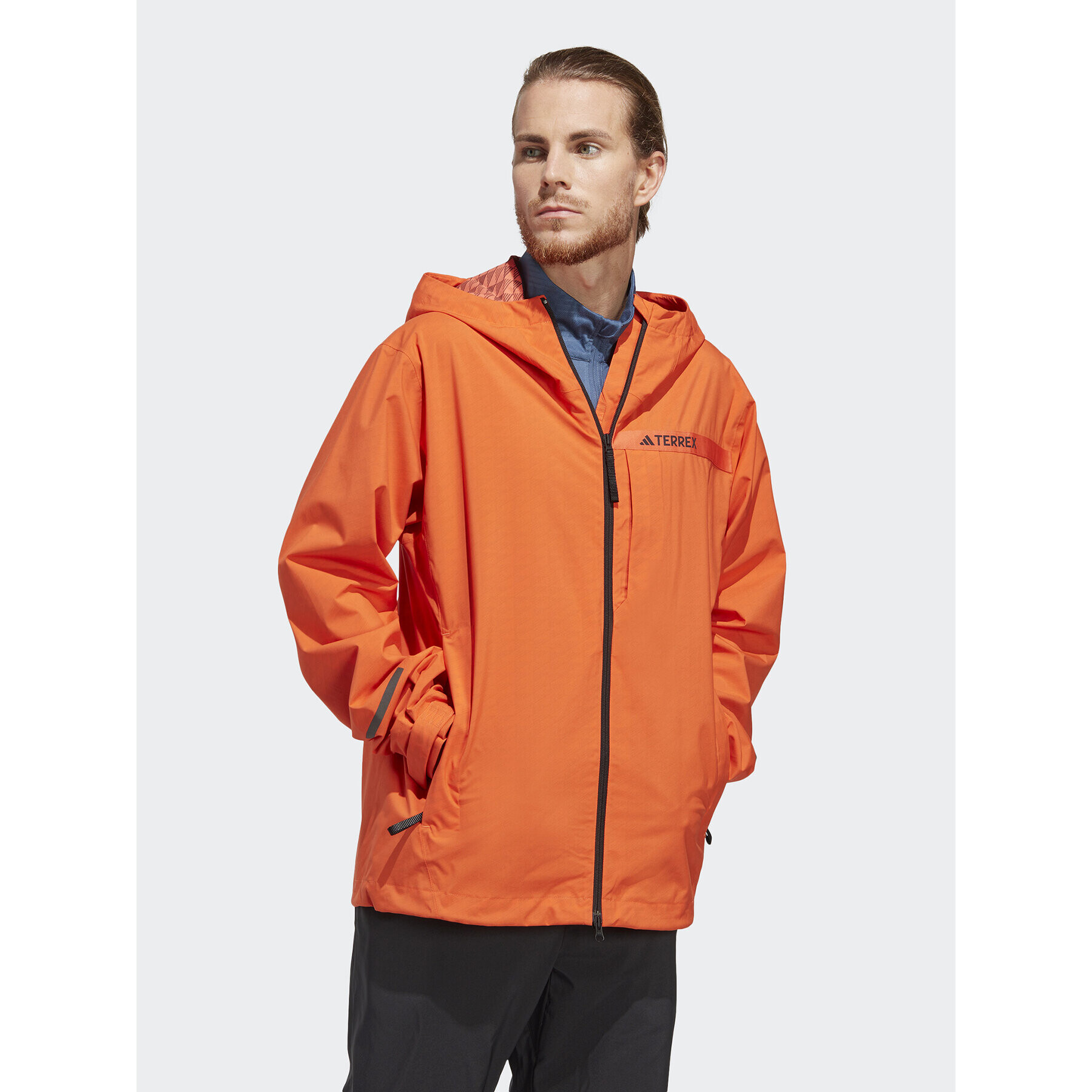 adidas Nepremokavá bunda Terrex Multi RAIN.RDY HM4052 Oranžová Regular Fit - Pepit.sk