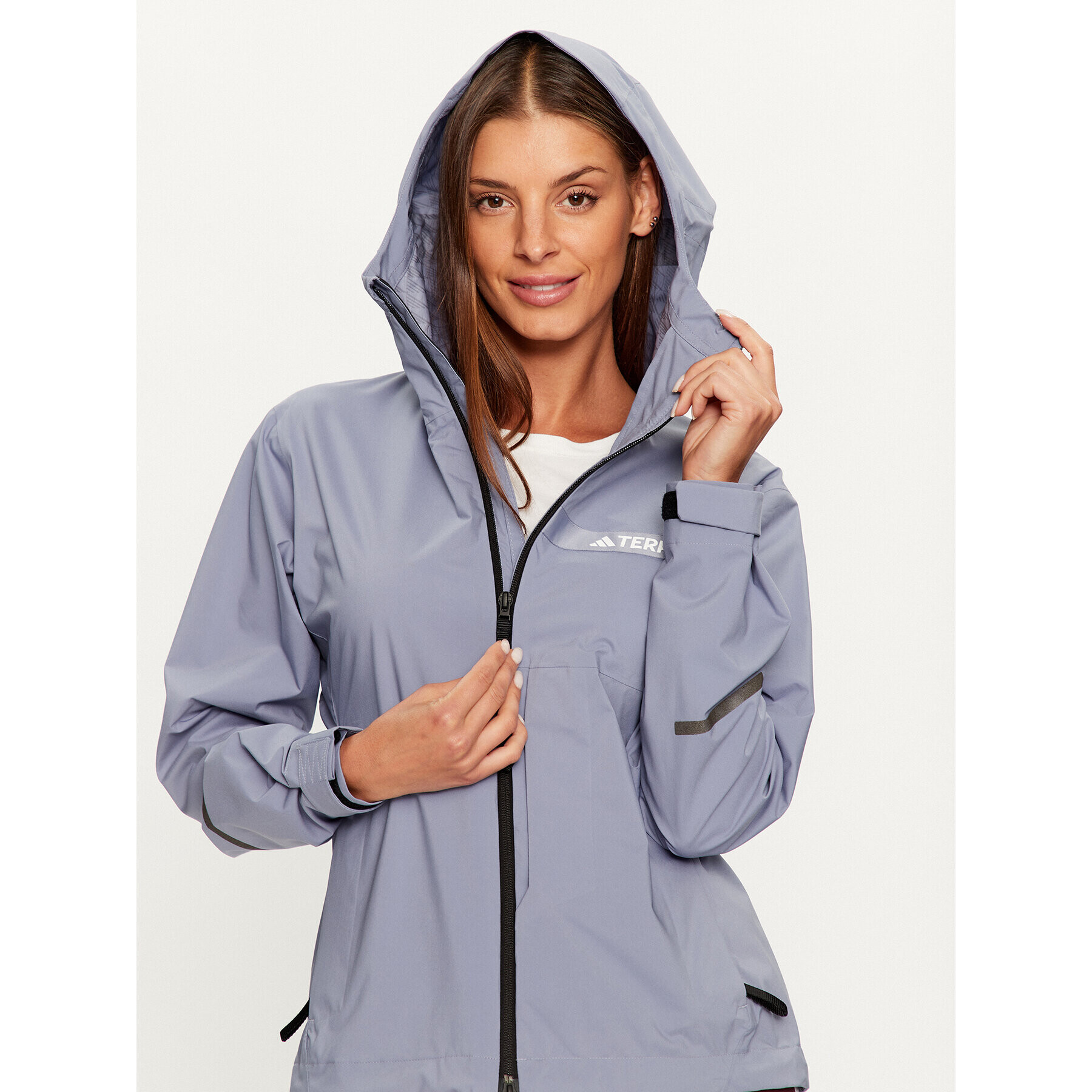 adidas Nepremokavá bunda Terrex Multi RAIN.RDY IP3833 Fialová Regular Fit - Pepit.sk