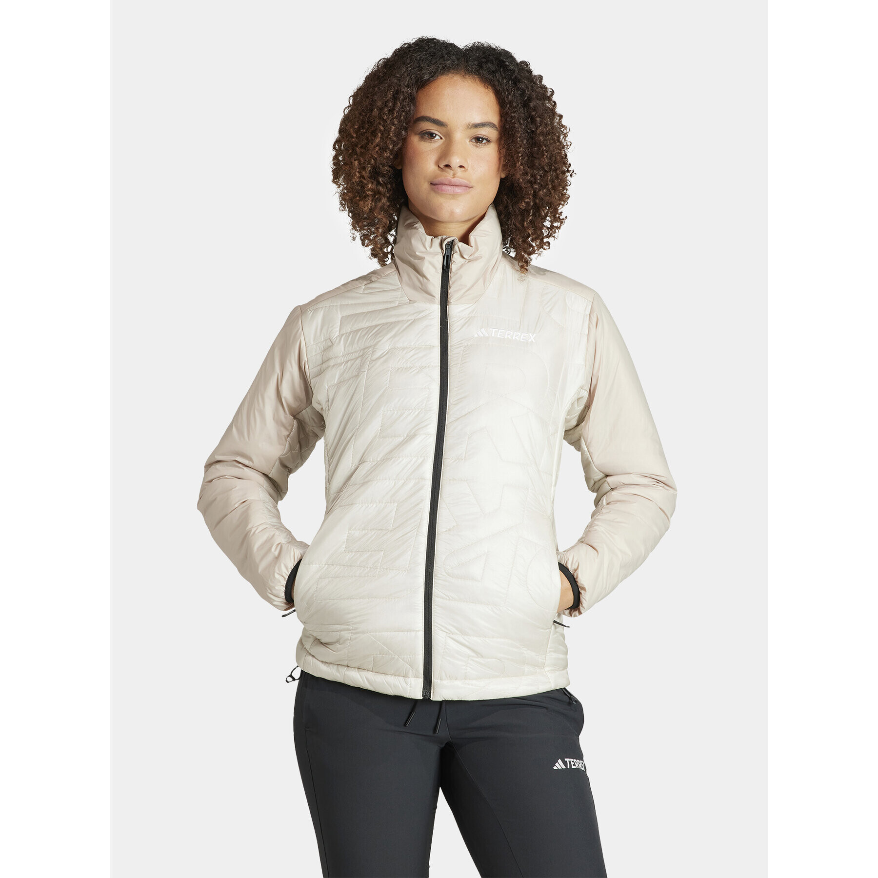 adidas Outdoorová bunda IB4179 Béžová Regular Fit - Pepit.sk