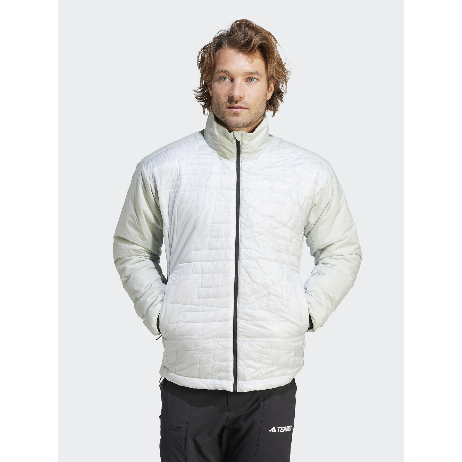 adidas Outdoorová bunda Terrex Xperior Varilite PrimaLoft IB4234 Sivá Regular Fit - Pepit.sk