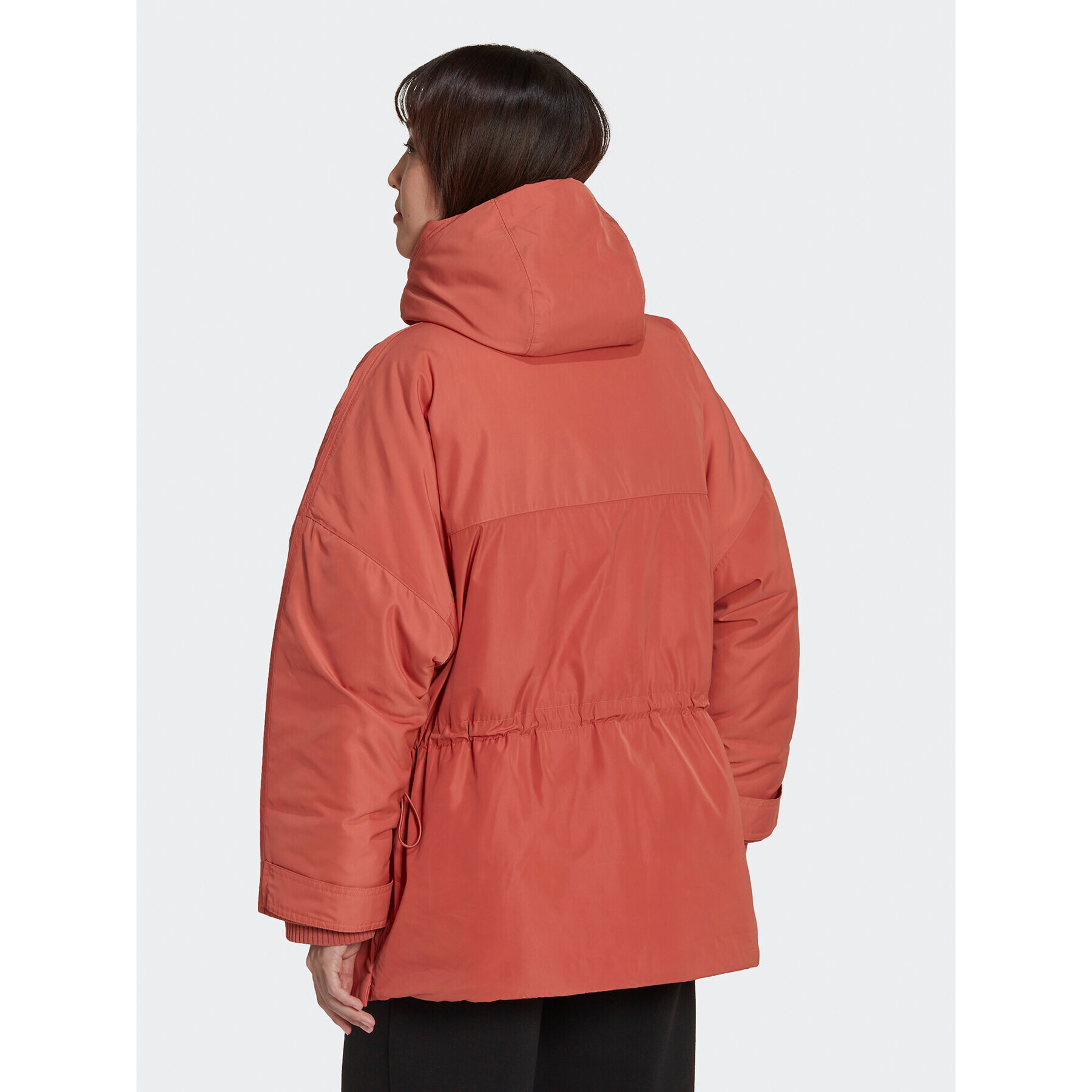 adidas Prechodná bunda Parka HK5248 Oranžová Loose Fit - Pepit.sk