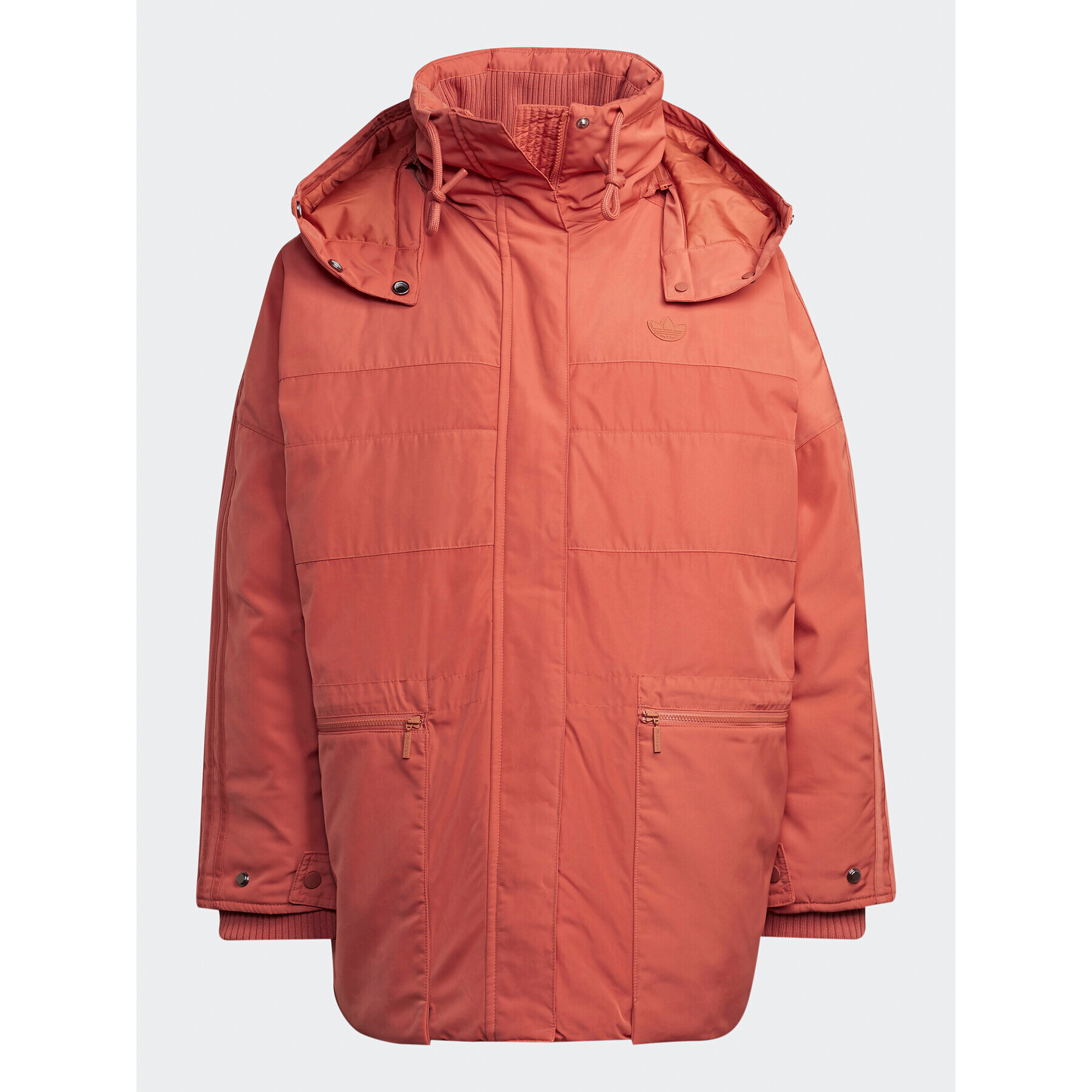 adidas Prechodná bunda Parka HK5248 Oranžová Loose Fit - Pepit.sk