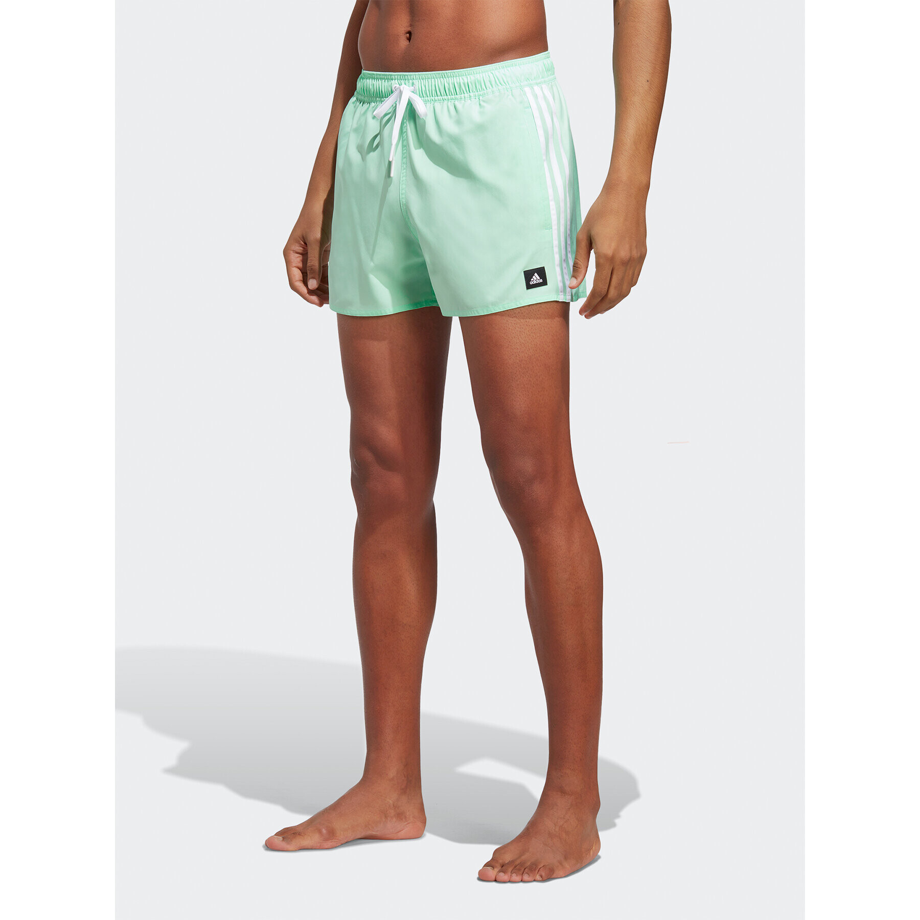 adidas Plavecké šortky 3-Stripes CLX Swim Shorts HT4370 Zelená Regular Fit - Pepit.sk