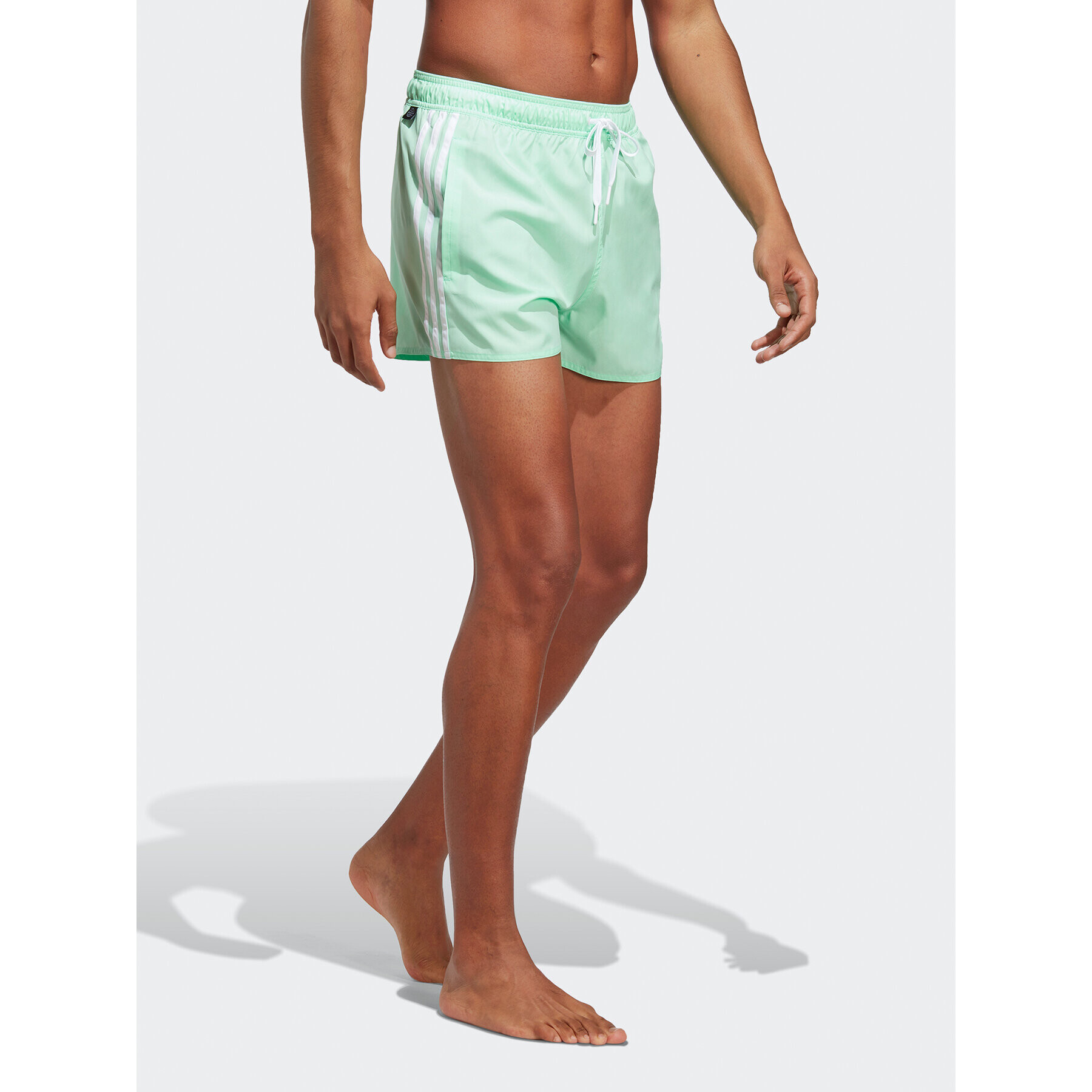 adidas Plavecké šortky 3-Stripes CLX Swim Shorts HT4370 Zelená Regular Fit - Pepit.sk