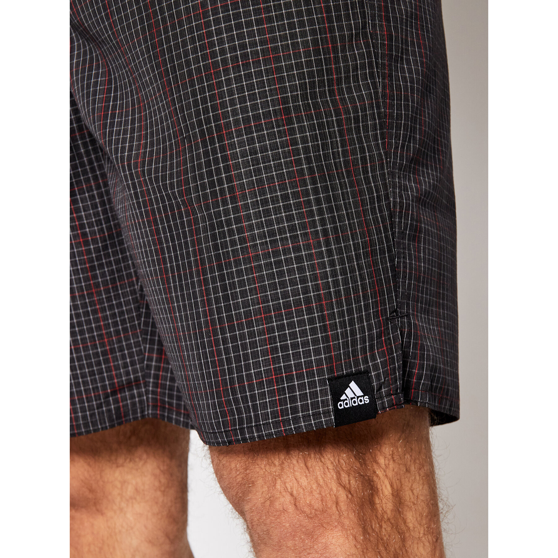 adidas Plavecké šortky Check Clx GQ1113 Sivá Regular Fit - Pepit.sk