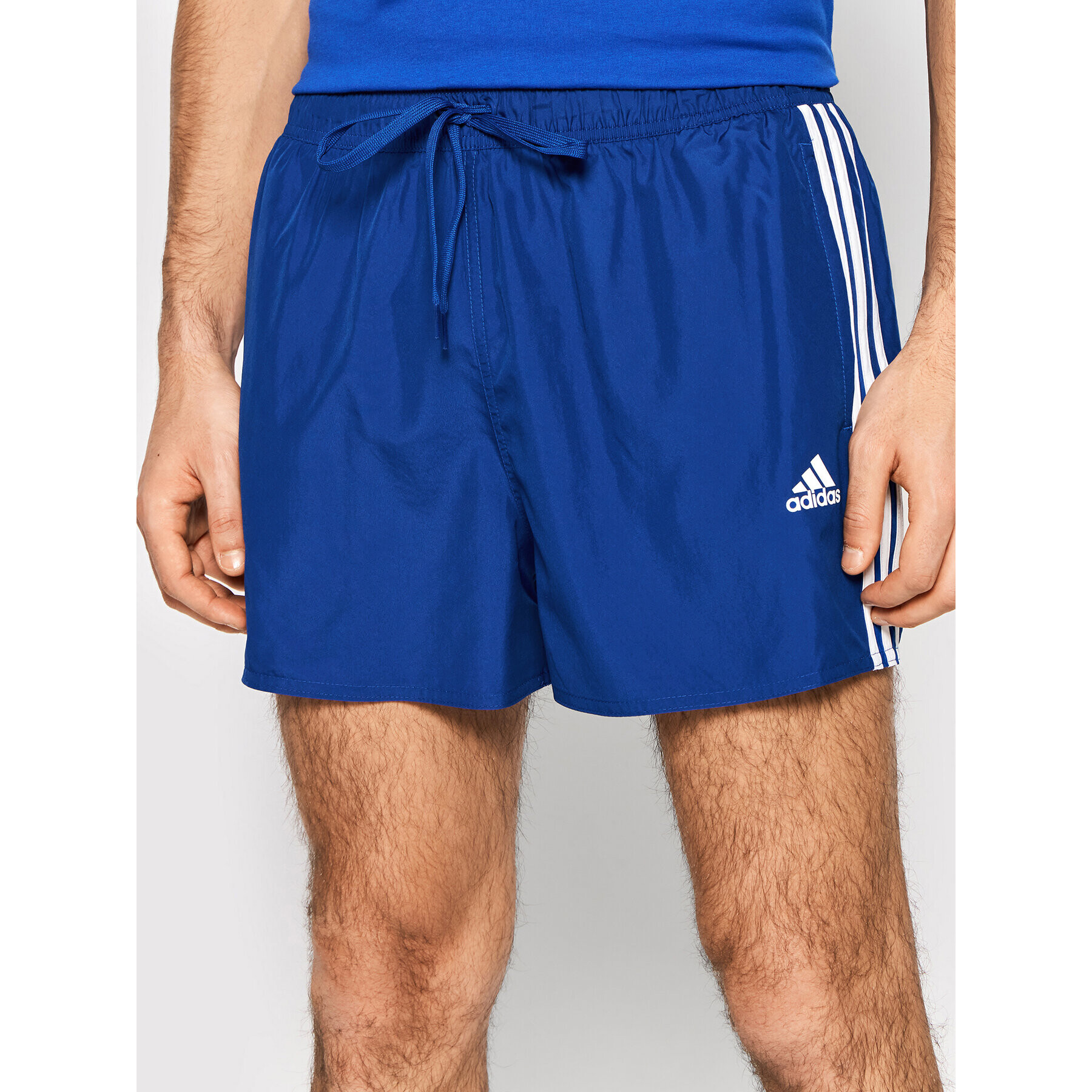 adidas Plavecké šortky Classic 3-Stripes GQ1102 Modrá Regular Fit - Pepit.sk