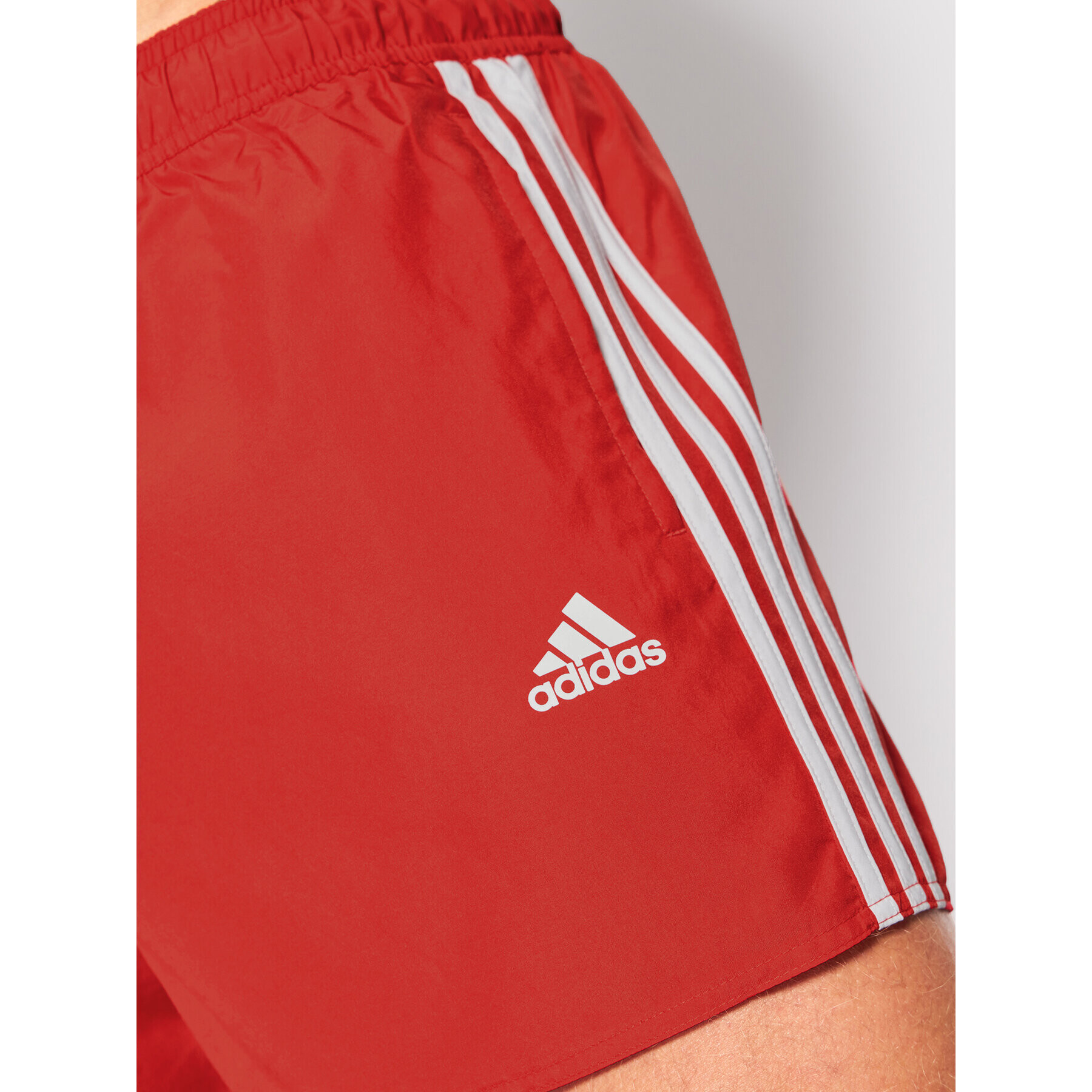 adidas Plavecké šortky Classic 3-Stripes HA0391 Červená Regular Fit - Pepit.sk